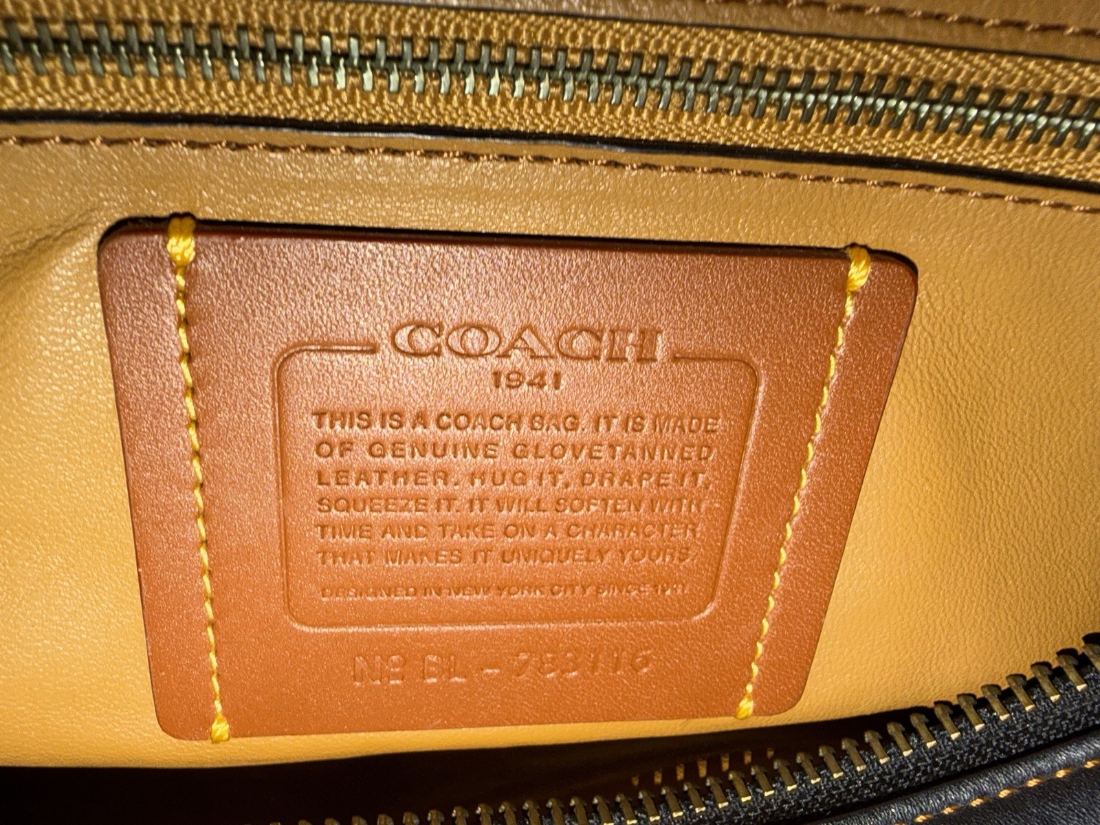 Coach 1941 Varsity Patch Badlands Satchel