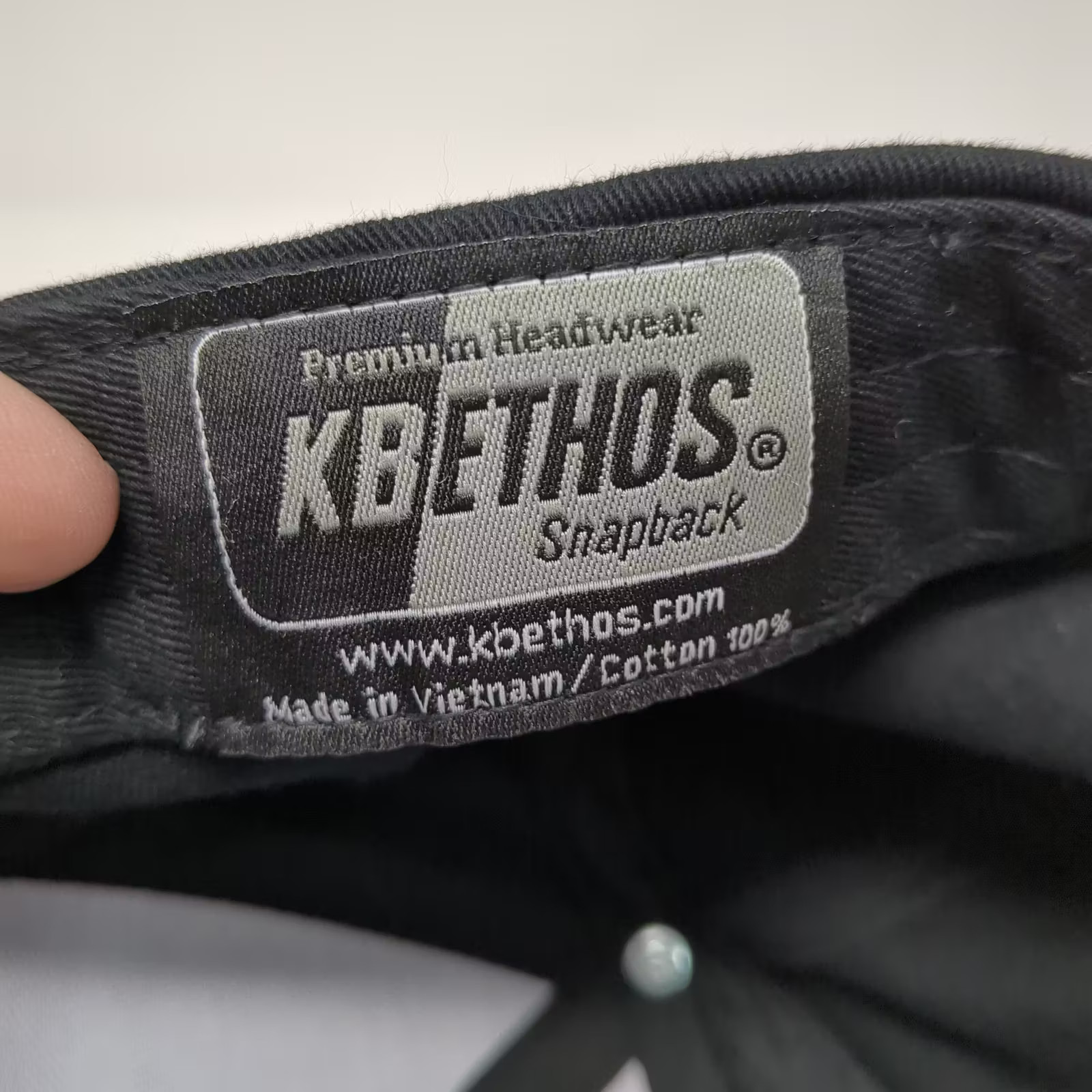 KBETHOS USA BMX Snapback Hat Black OS Flat Brim Gray Underbrim Embroidered