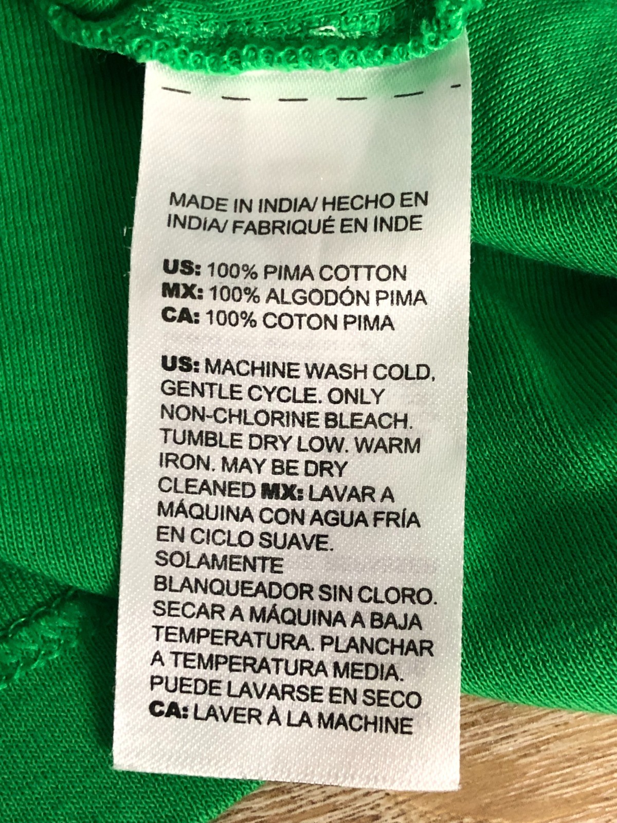 Chico’s Sleeveless Tunic Tank Green V Neck 100% Pima Cotton 2 US L 27.5 In. Long