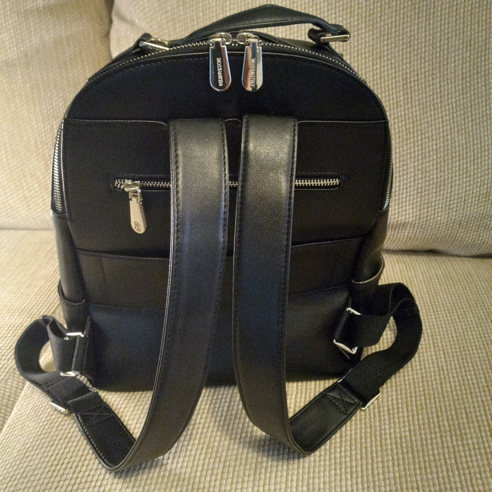 BOSTANTEN Genuine Leather 15.6 inch Laptop Backpack Travel College Shoulder Bag