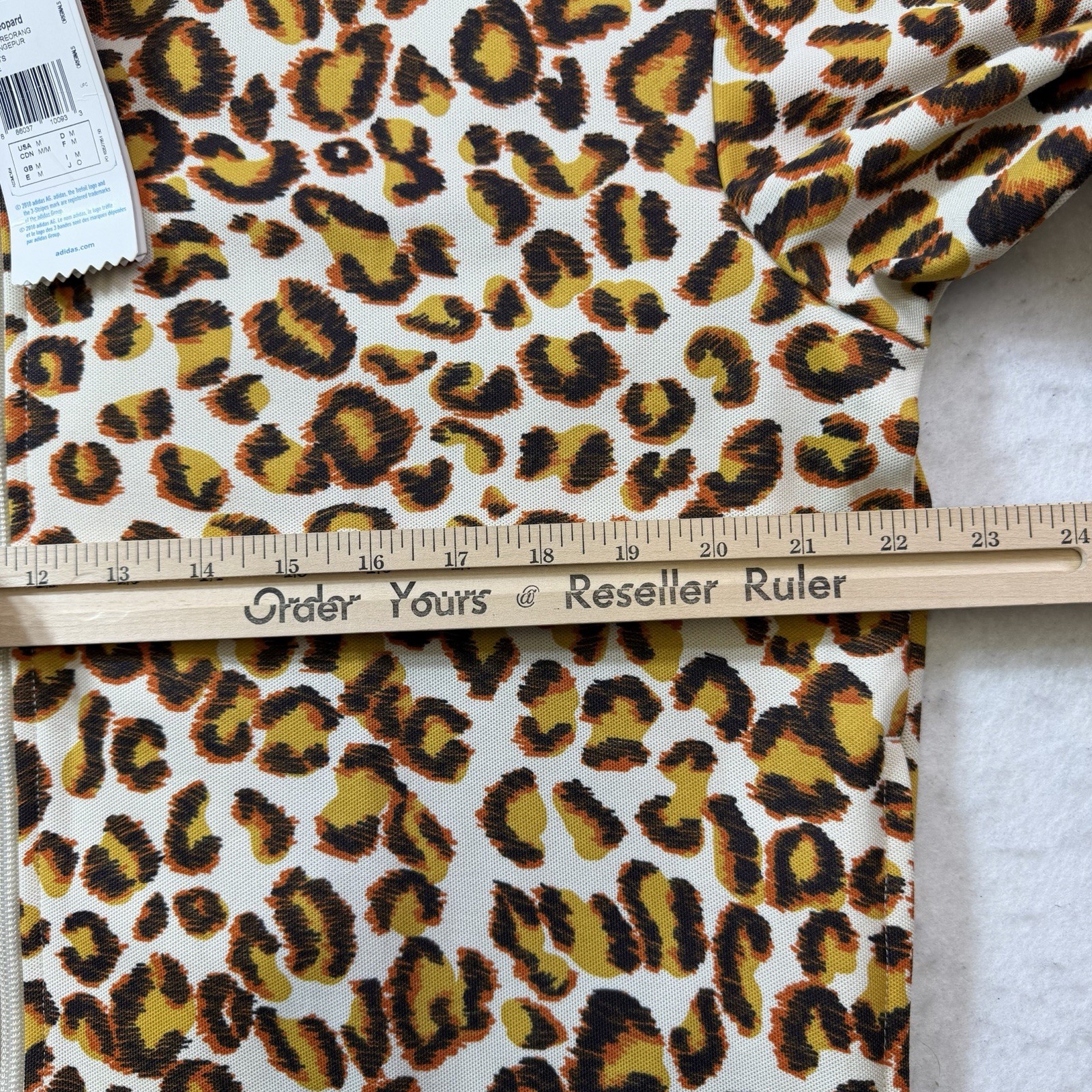 Adidas Originals Jeremy Scott Leopard Cheetah Track Top Jacket TT Trefoil Size M