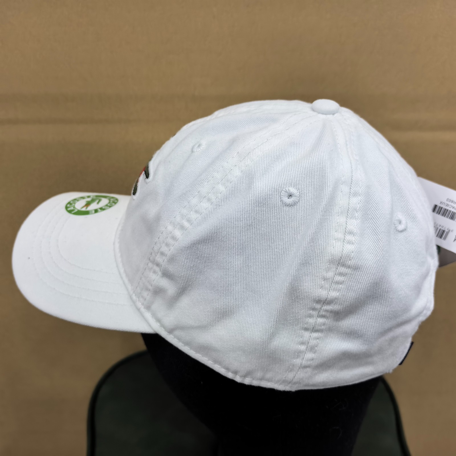 LACOSTE Outdoor Breathable Curved Brim Cap Adjustable Sports Baseball Cap White