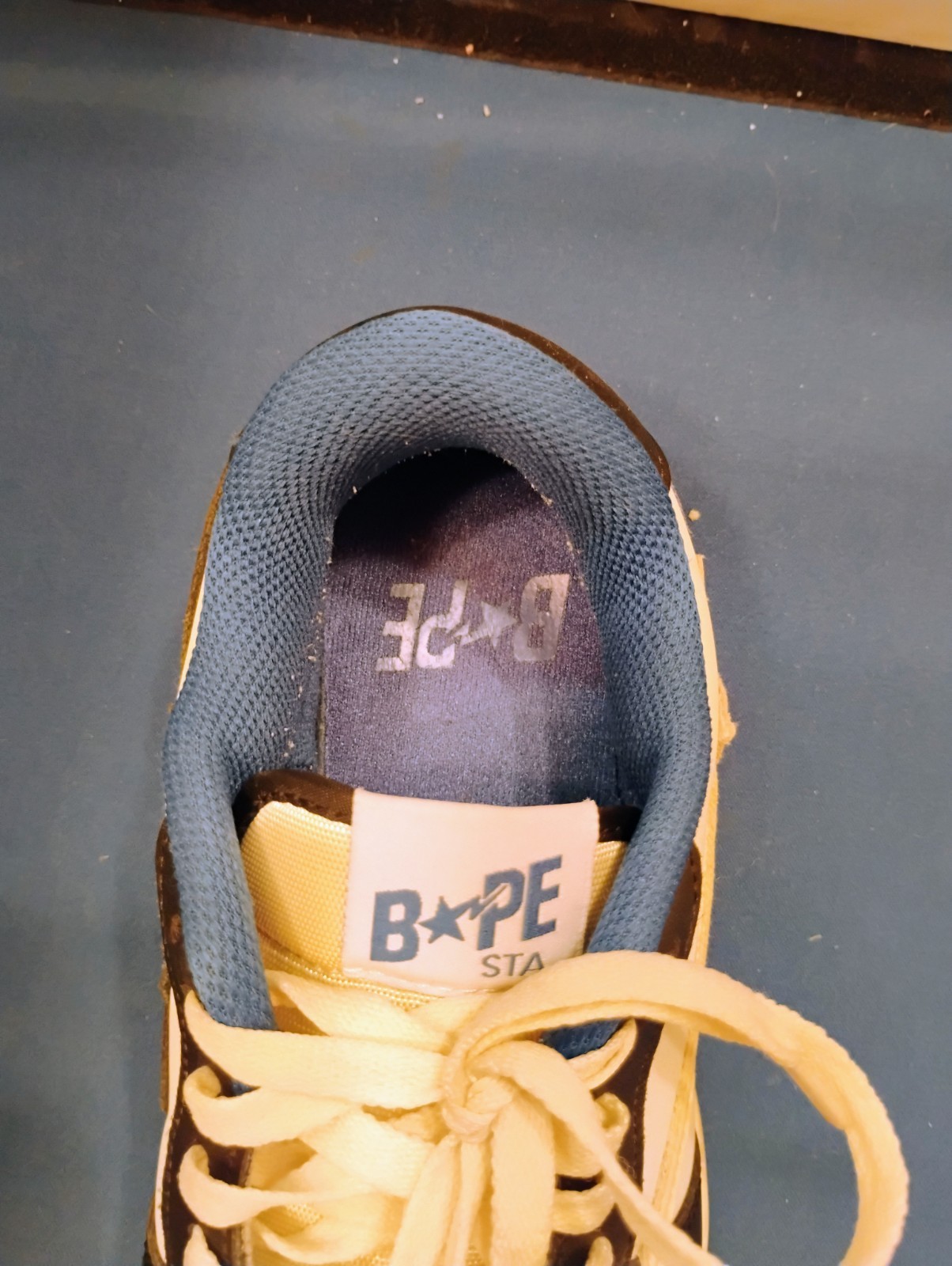 INDIGO STUDIOS BAPESTA LA V2 MEN’S 9.5 CUSTOM TRAVIS SCOTT FRAGSTA INSPIRED LOW