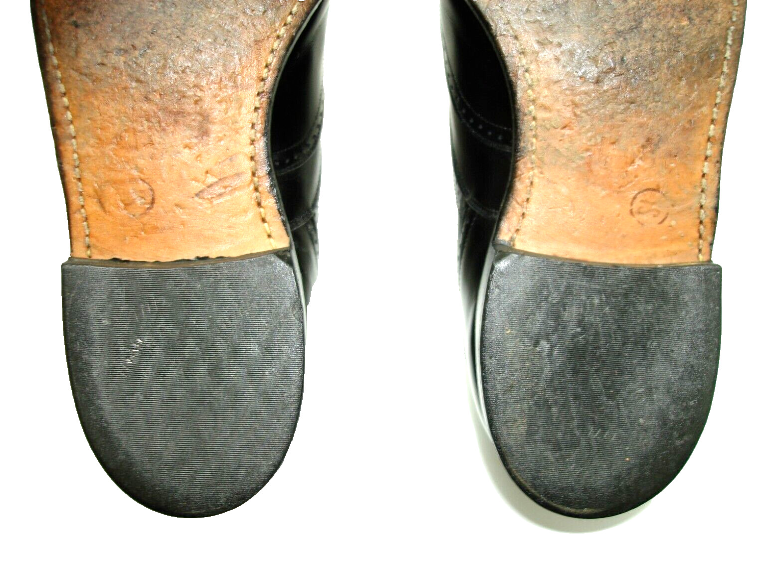 Men’s Shoes JOHNSTON & MURPHY Wingtip Brogue Balmoral Sz 8.5 D Black Leather