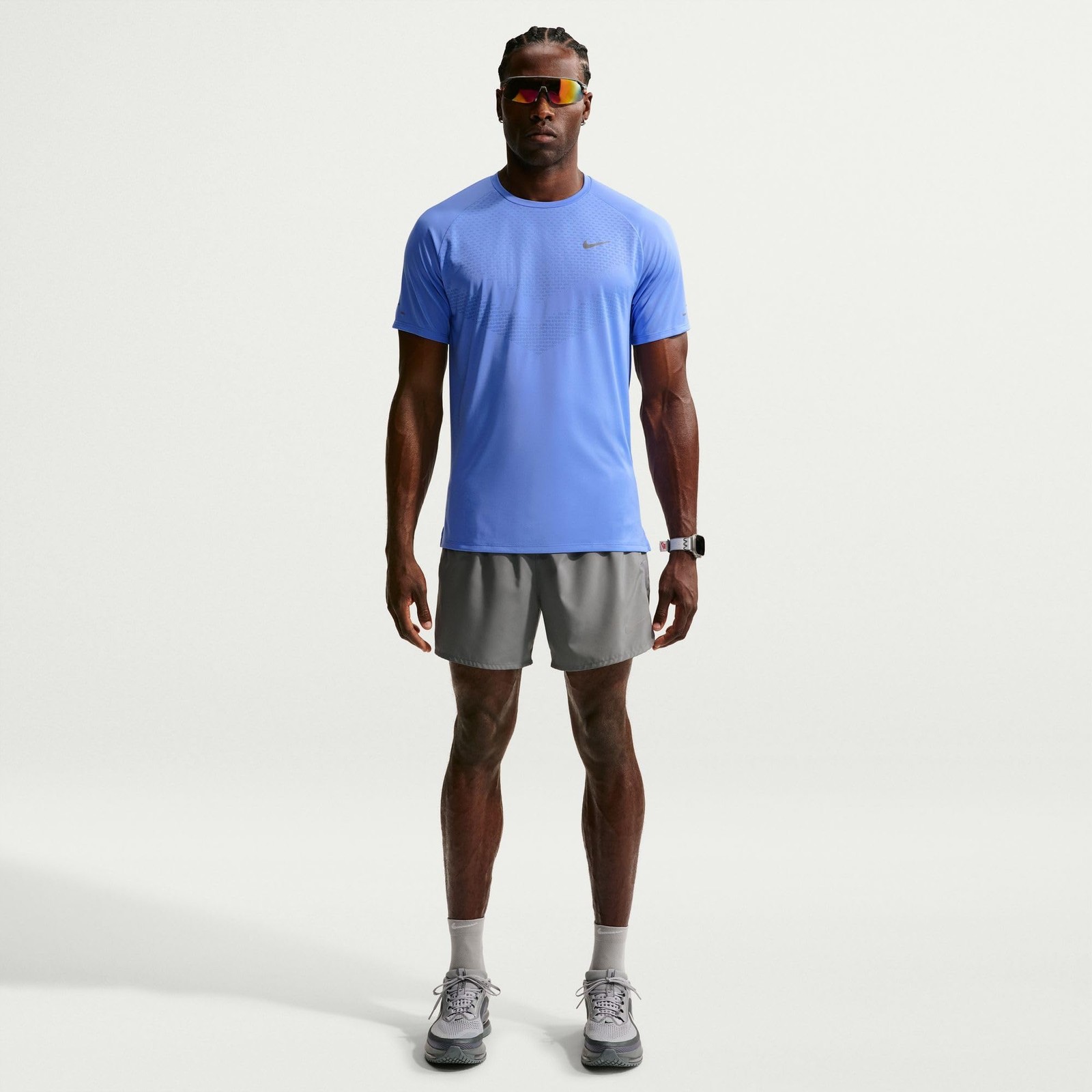 Nike Men’s Stride Dri-fit Adv Short Sleeve Running Top – Royal Pulse – XXL