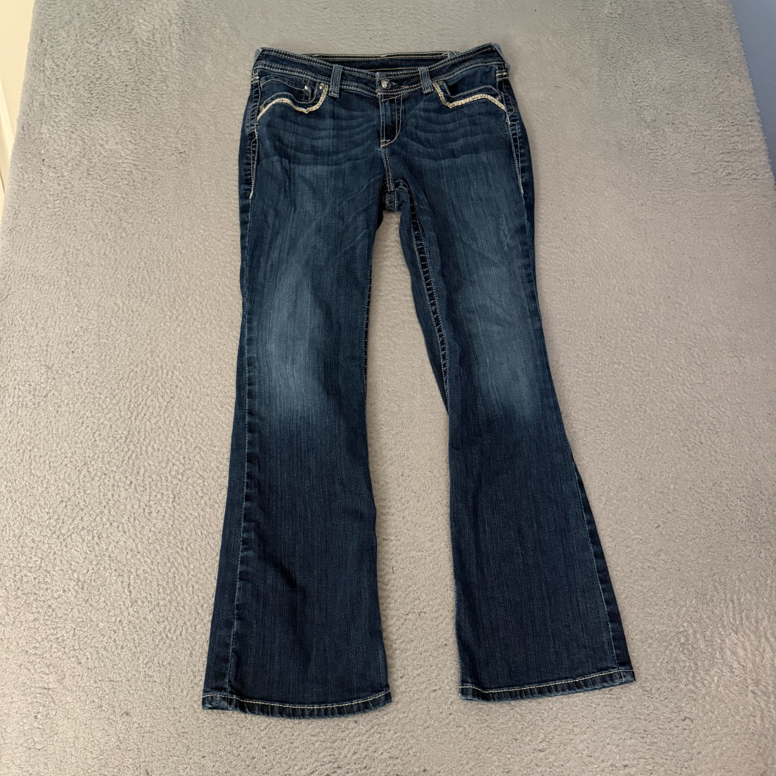 Ariat Turquoise Jeans Womens Size 31 R Blue Denim