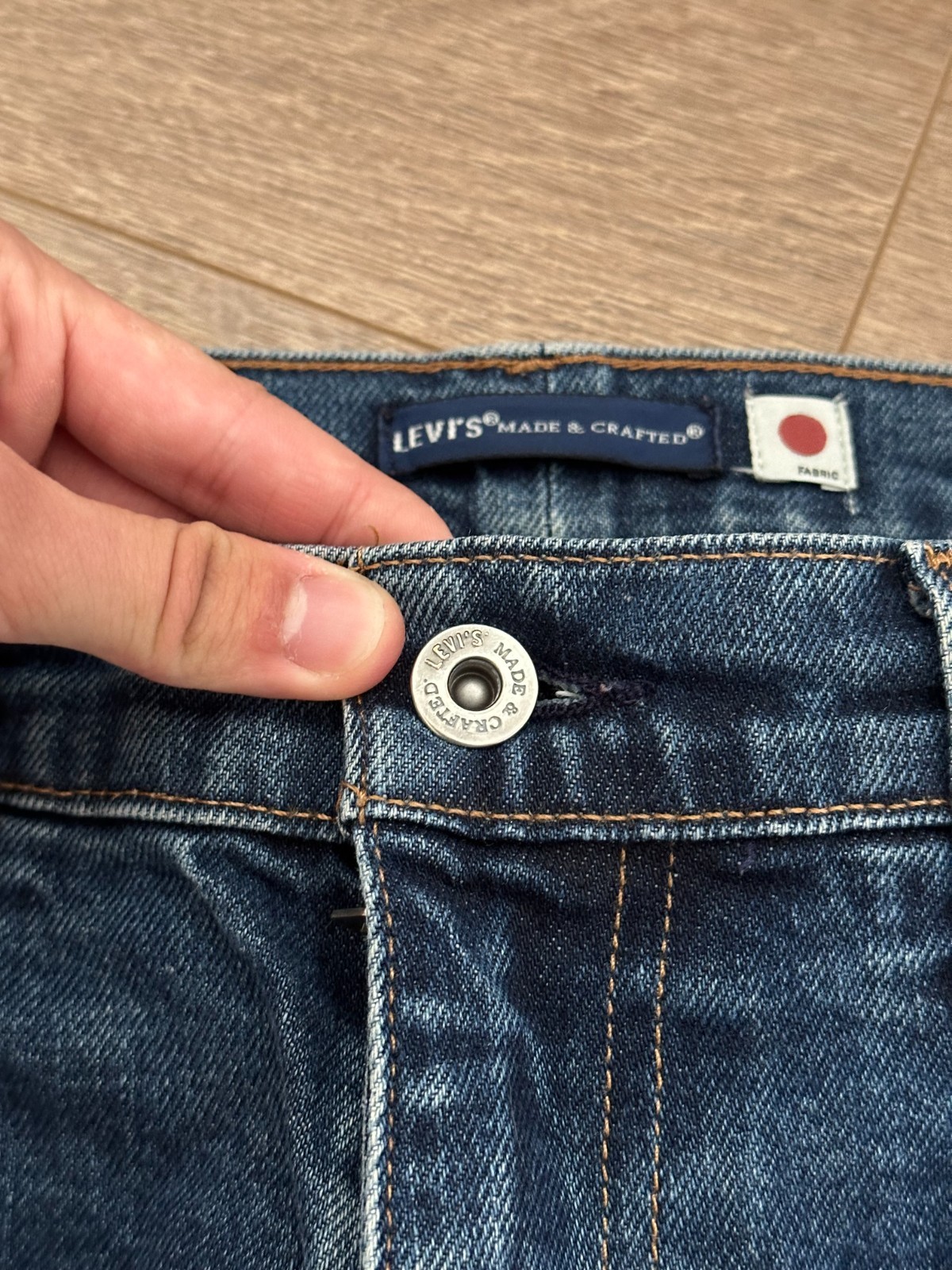 Levis 502 Taper Crafted Japan Selvedge Jeans Men Size 36×32