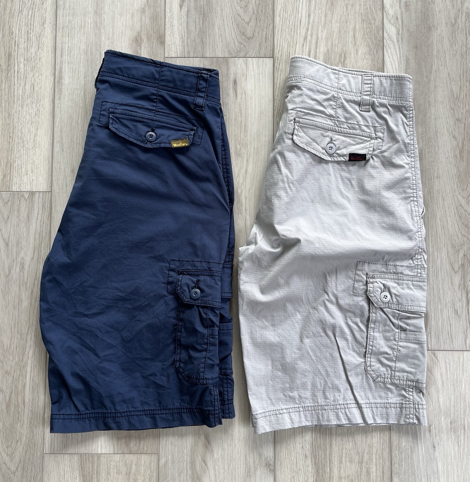 Lot Of 2 WearFirst Cargo Shorts Stretch Outdoor Hiking Fishing Hunting Men’s 32