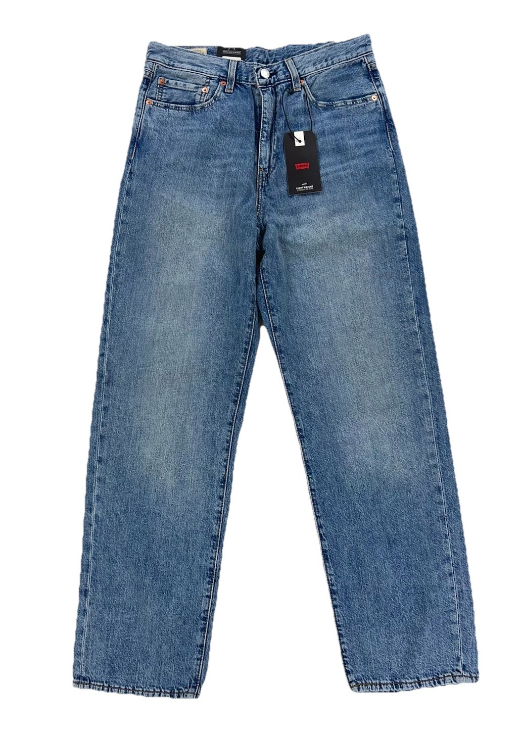 NEW Levi’s Premium 568 Loose Straight Linen+ Denim Jeans Blue Non-Stretch