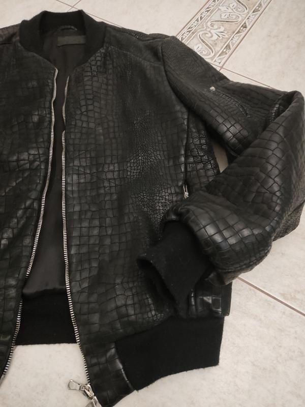 Men Officine Creative Jacket Black Leather 42 / XL