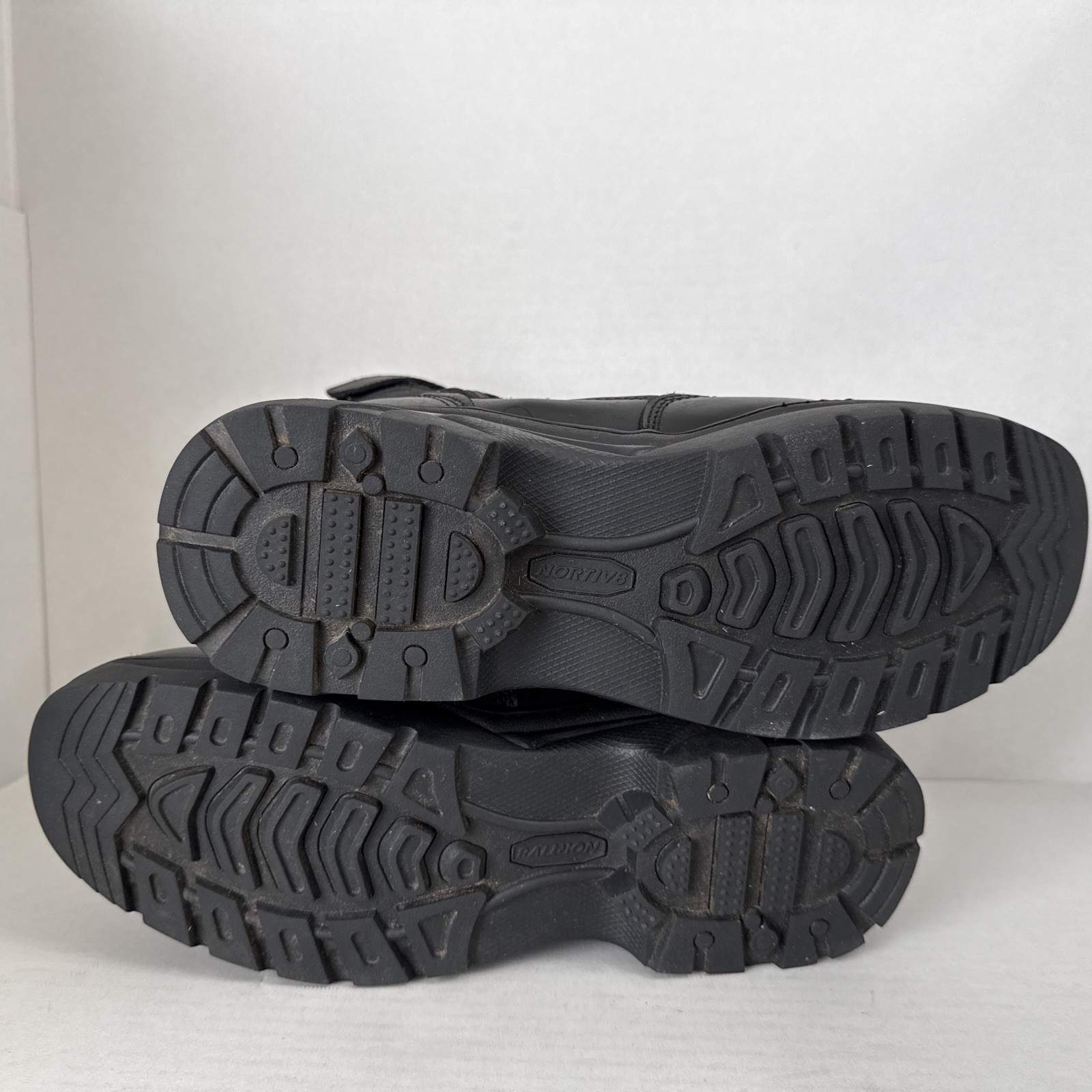 Nortiv 8 Trooper Men’s Military Tactical Lace Up Boots Size 10 Solid Black Work