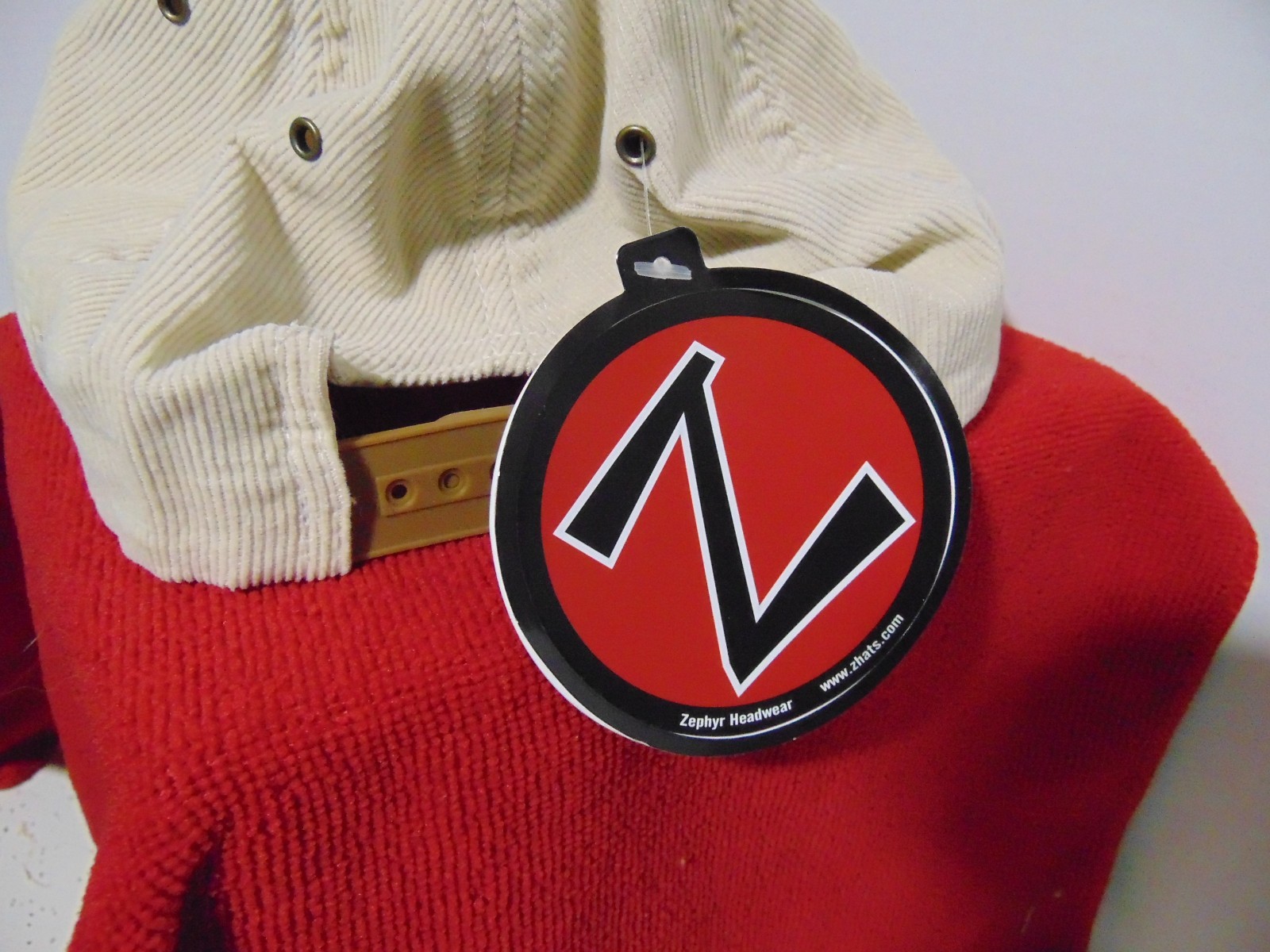 Zephyr Murdock Quarter Horse Corduroy Beige/Brown Hat NWTS
