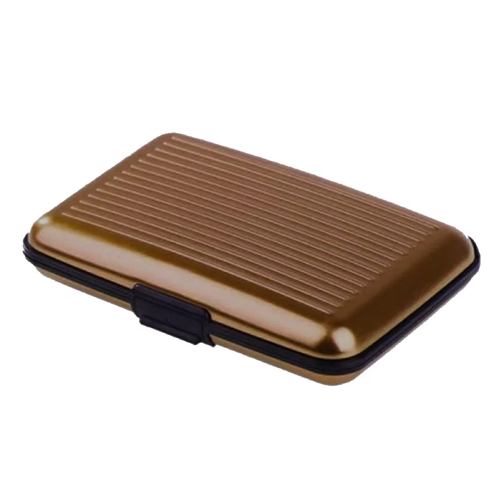 Pocket Waterproof Business ID Credit Card Wallet Holder Aluminum Metal RFID Case