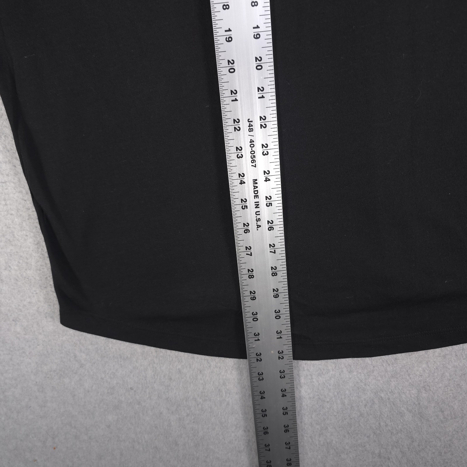 Omni-Wool Poly Blend Black Long Sleeve Crew Warm Base Layer Shirt Mens XXL