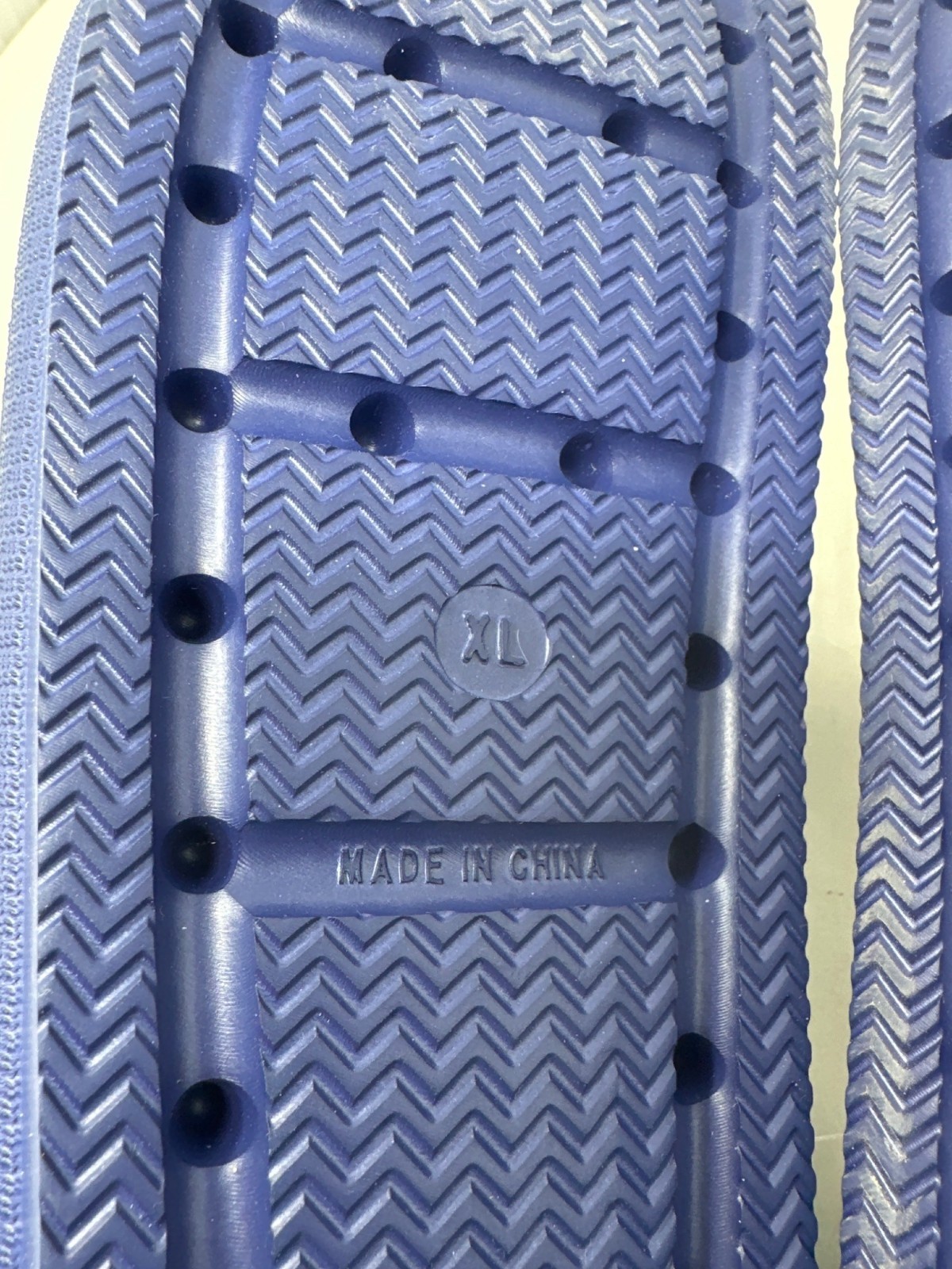 32 Degrees Cool Navy Cushion Slide Sandals Size XL W11-12 M9-10 Ultra Soft EVA
