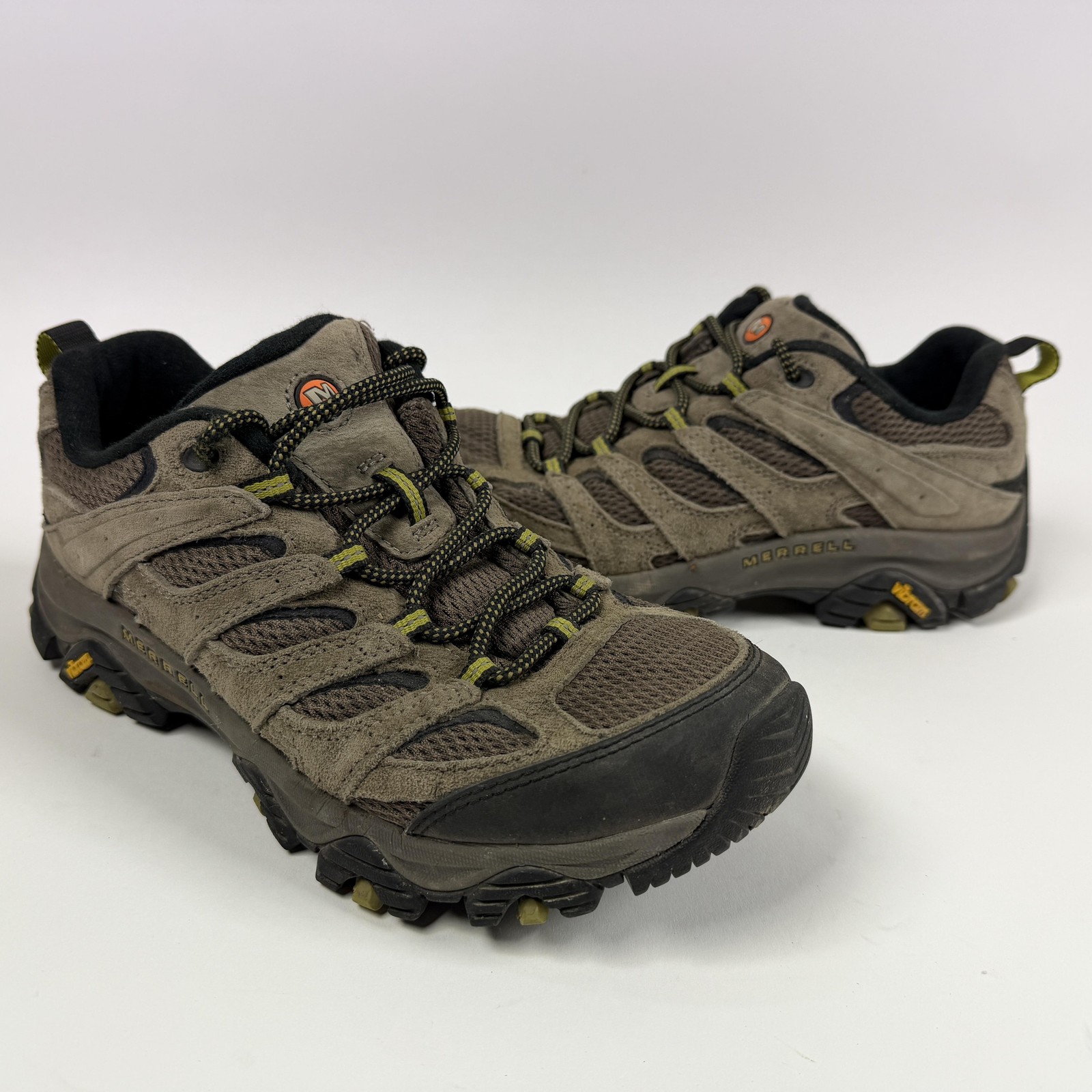 Merrell Shoes Mens Size 7.5 Brown Low Top Hiking Trail Athletic Sneakers J036285