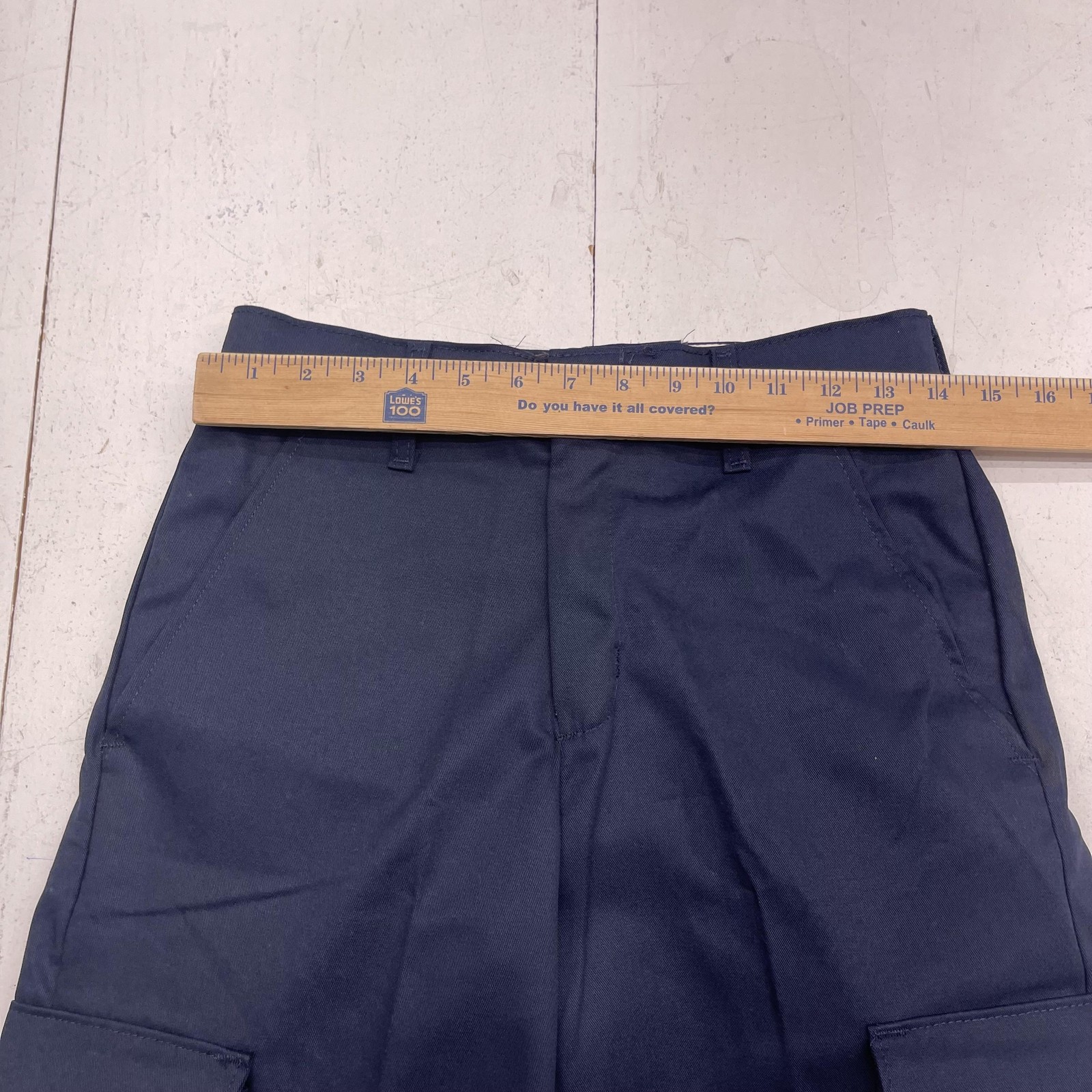 Red Kap Pants Mens 28×32 Navy Industrial Cargo Workwear Pocket Twill PT88NV9