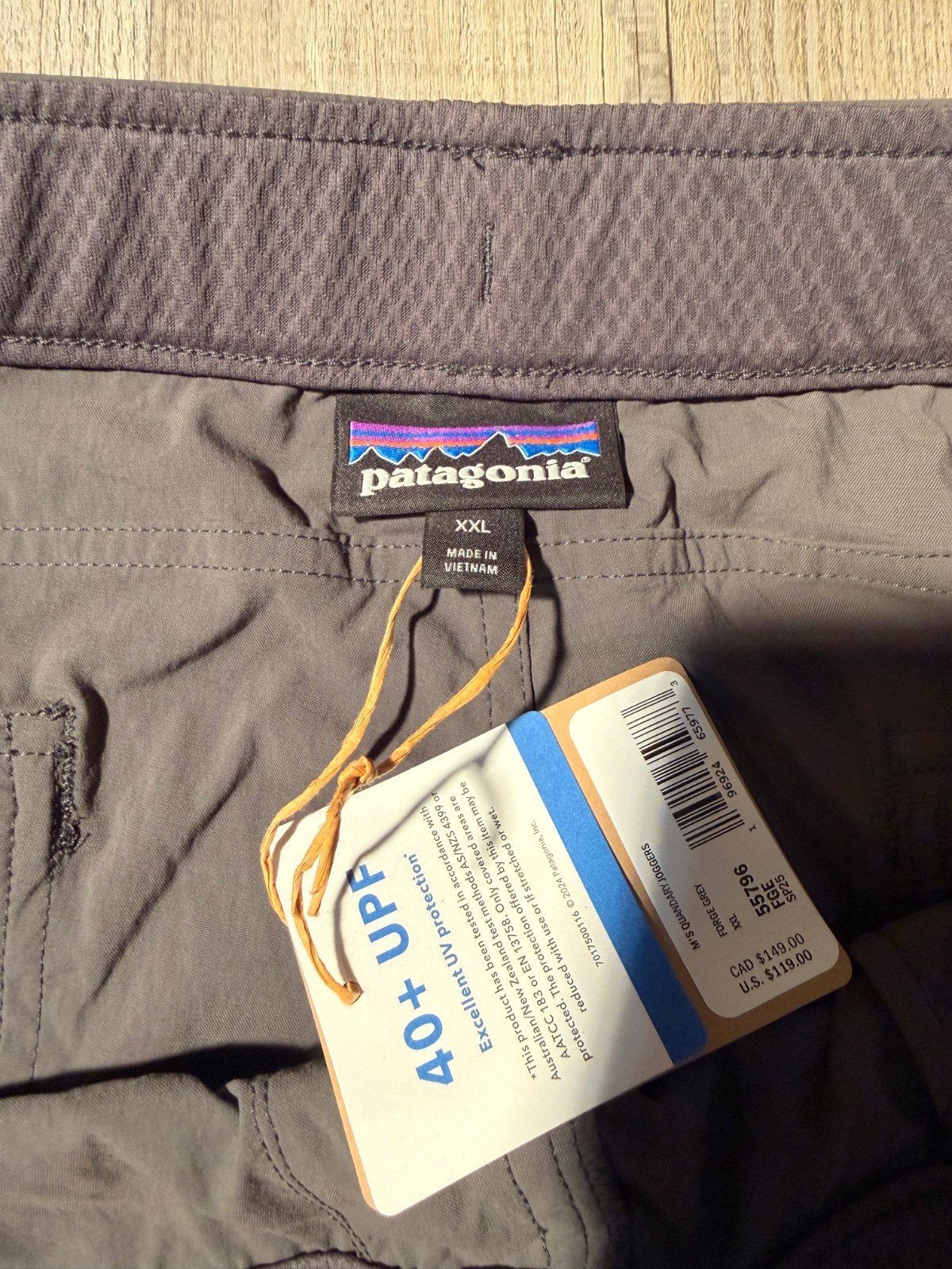 Patagonia – Quandary Forge Grey 40+ UPF Jogger Pants Mens, Different Sizes