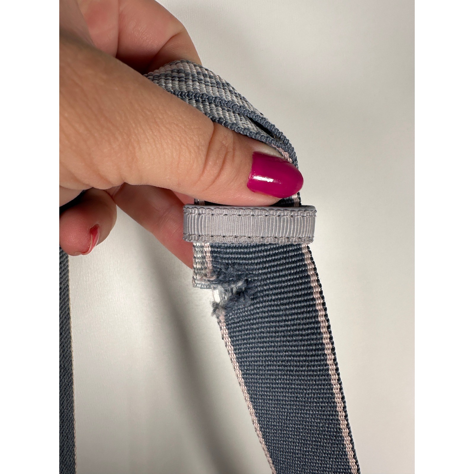 Lululemon Go Your Om Way Crossbody Blue Gray Travel Water Resistant Festival Bag