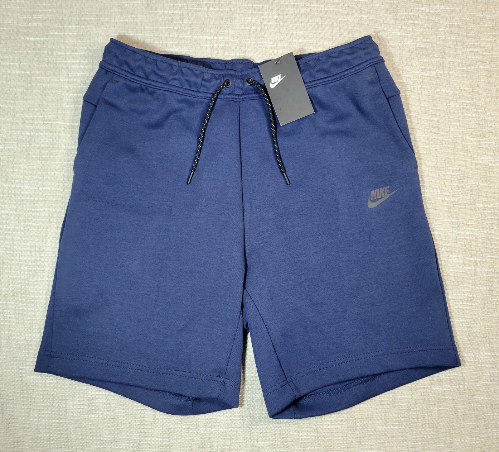NIKE Tech Fleece Shorts Small Large 2XL Mens Navy Blue Black NSW Sportswear