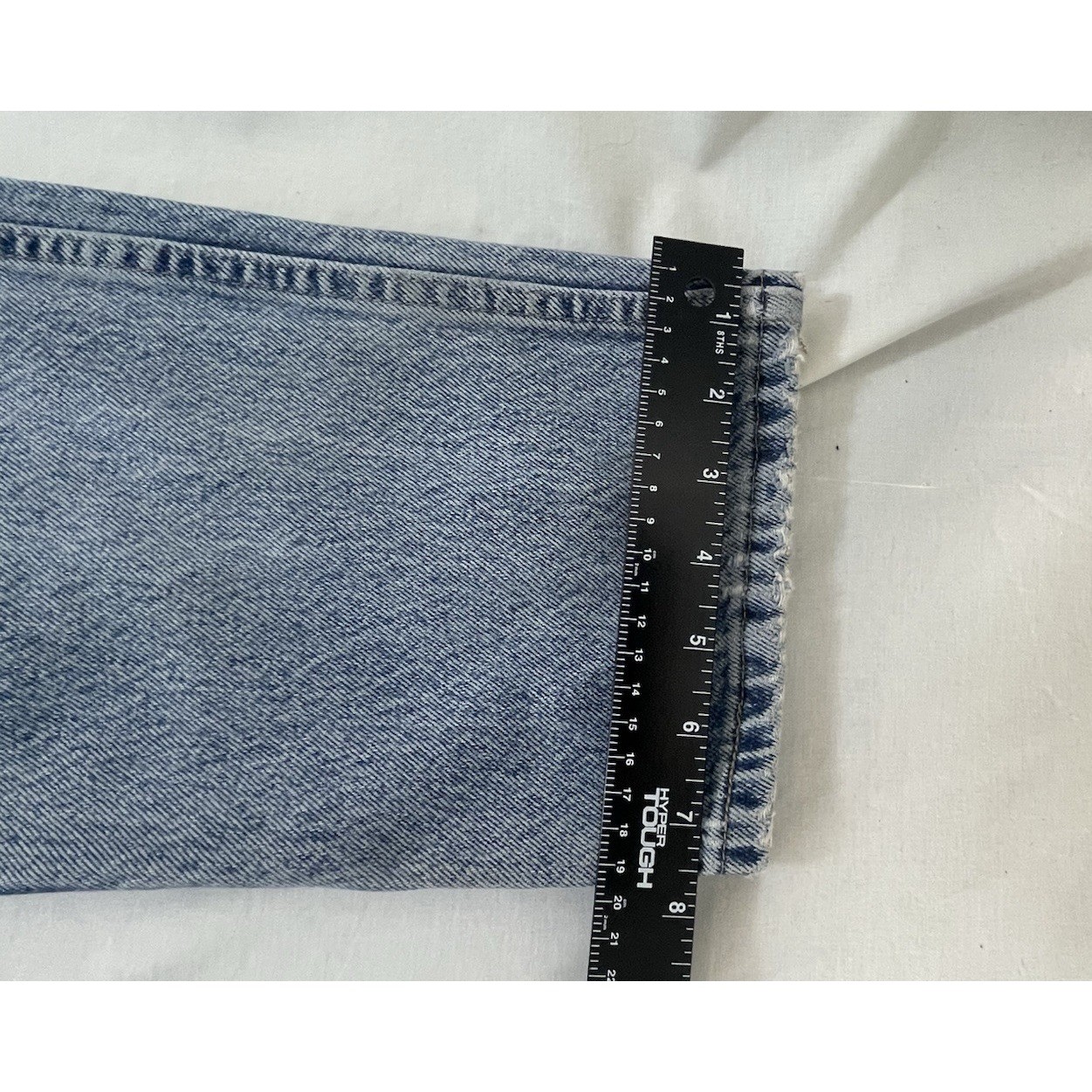 Vtg Wrangler Jeans 32×32 Blue Wash Denim Thrashed Distressed Ripped Grunge Work