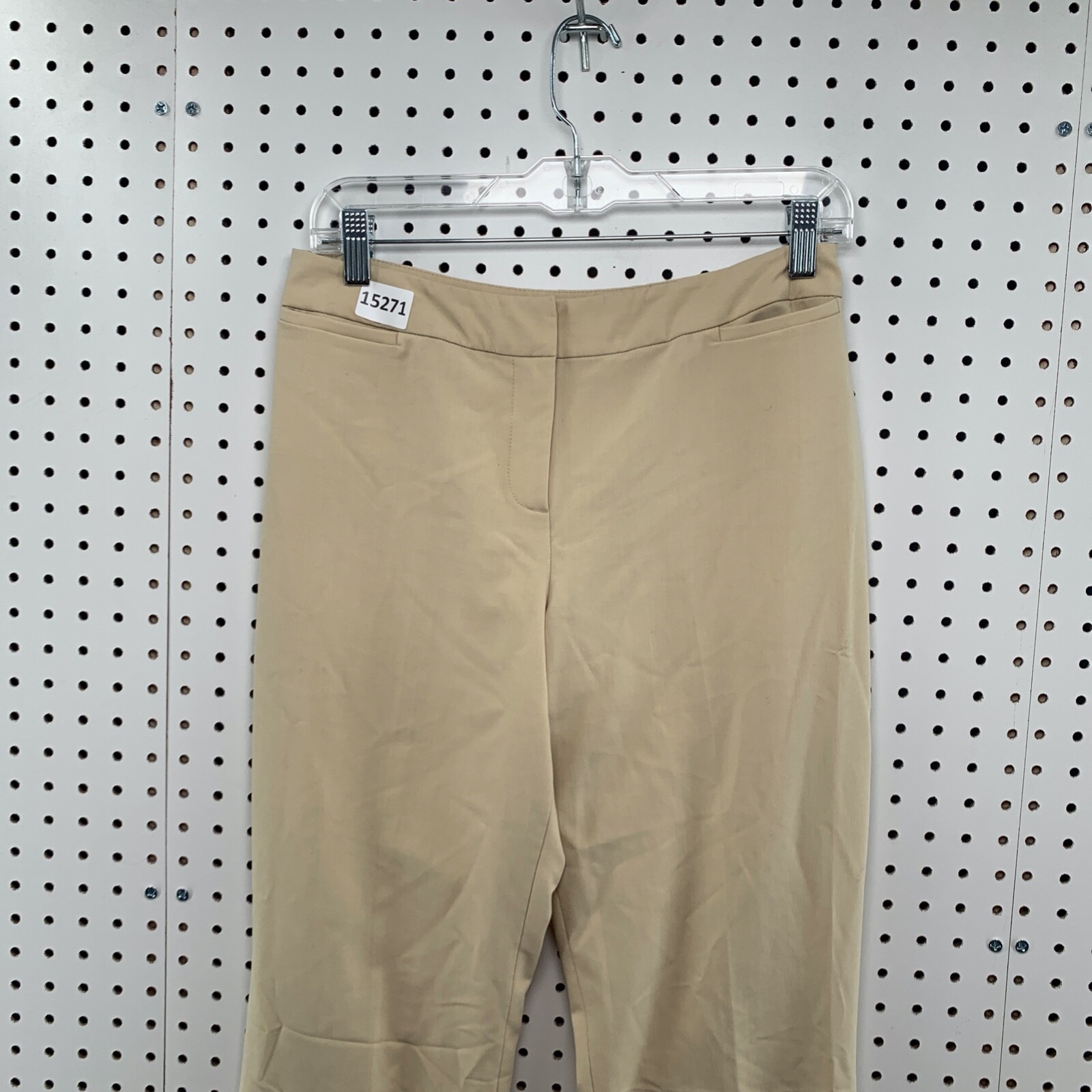 Pendleton Womens Business Pants Beige Size 4 Polyester Spandex blend 28X30