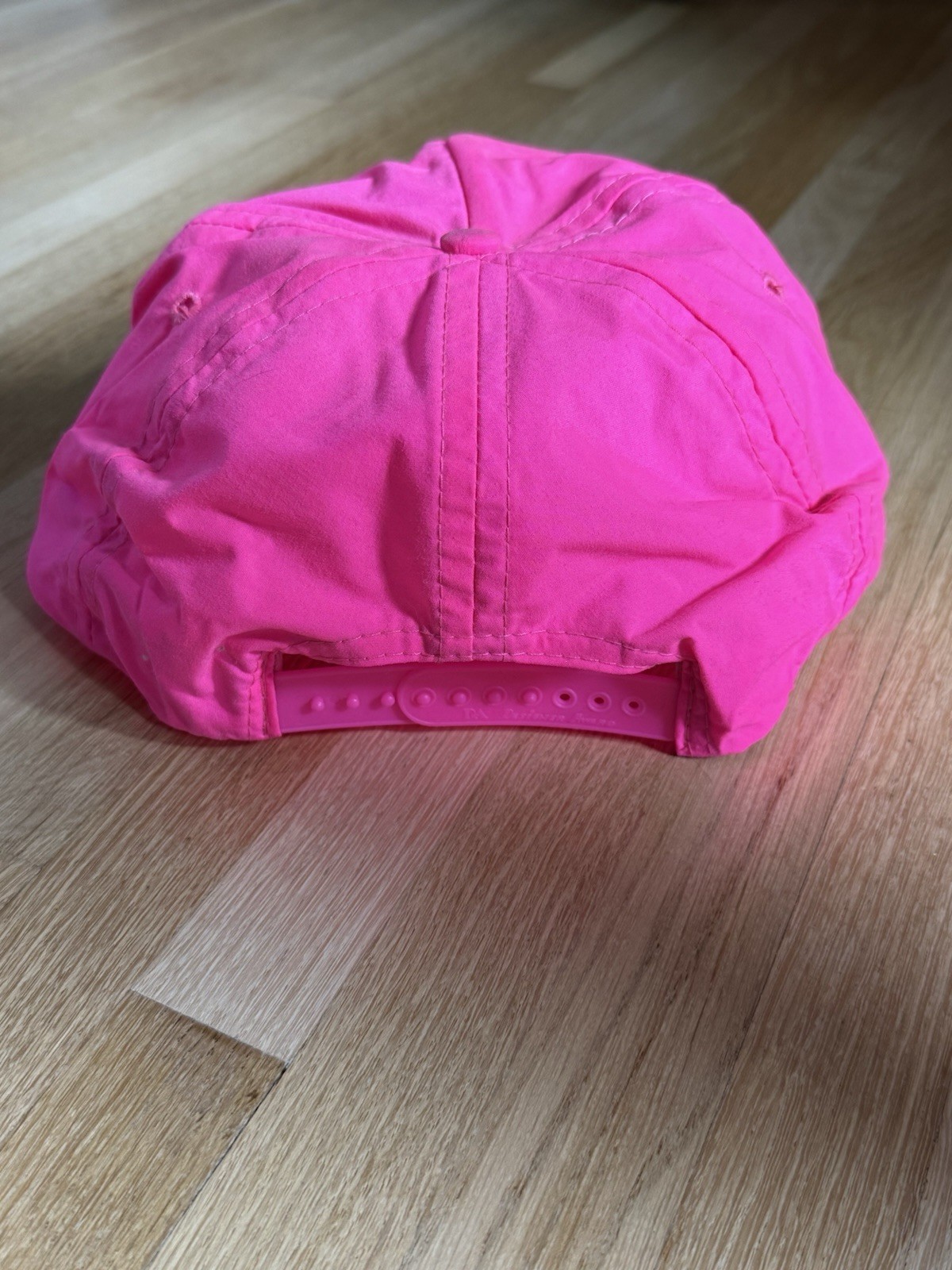 Vintage Peterbilt Class Attracts Class Neon Pink Rope Snapback Hat 1980s Trucker