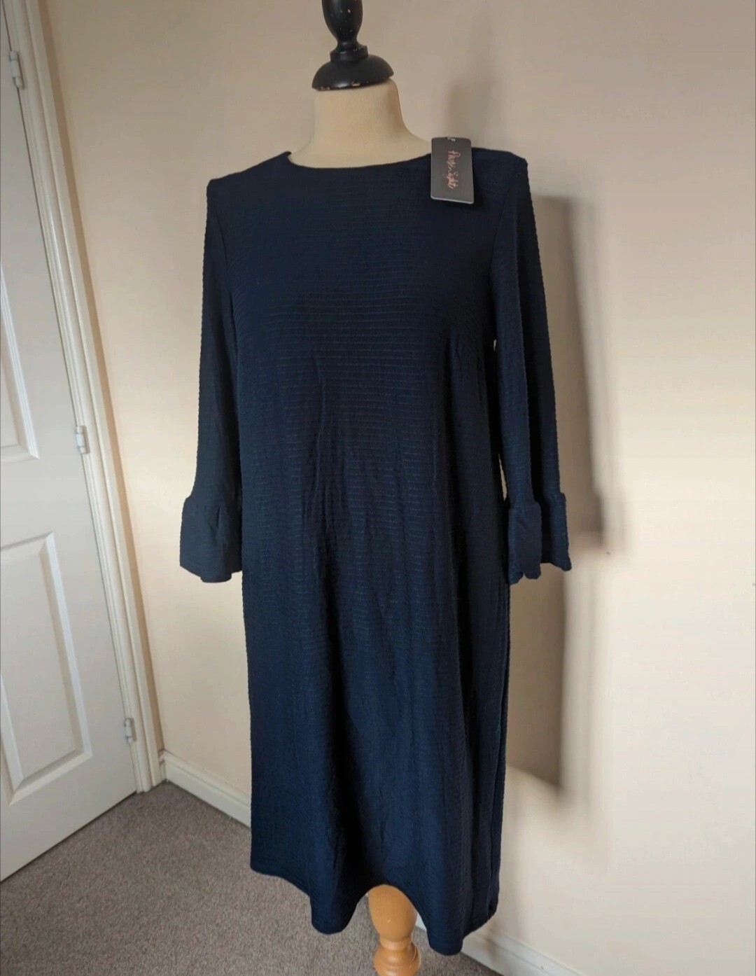 PHASE EIGHT RRP £89 Farah Tunic Dress Midnight Navy Size UK 12 L Brand New