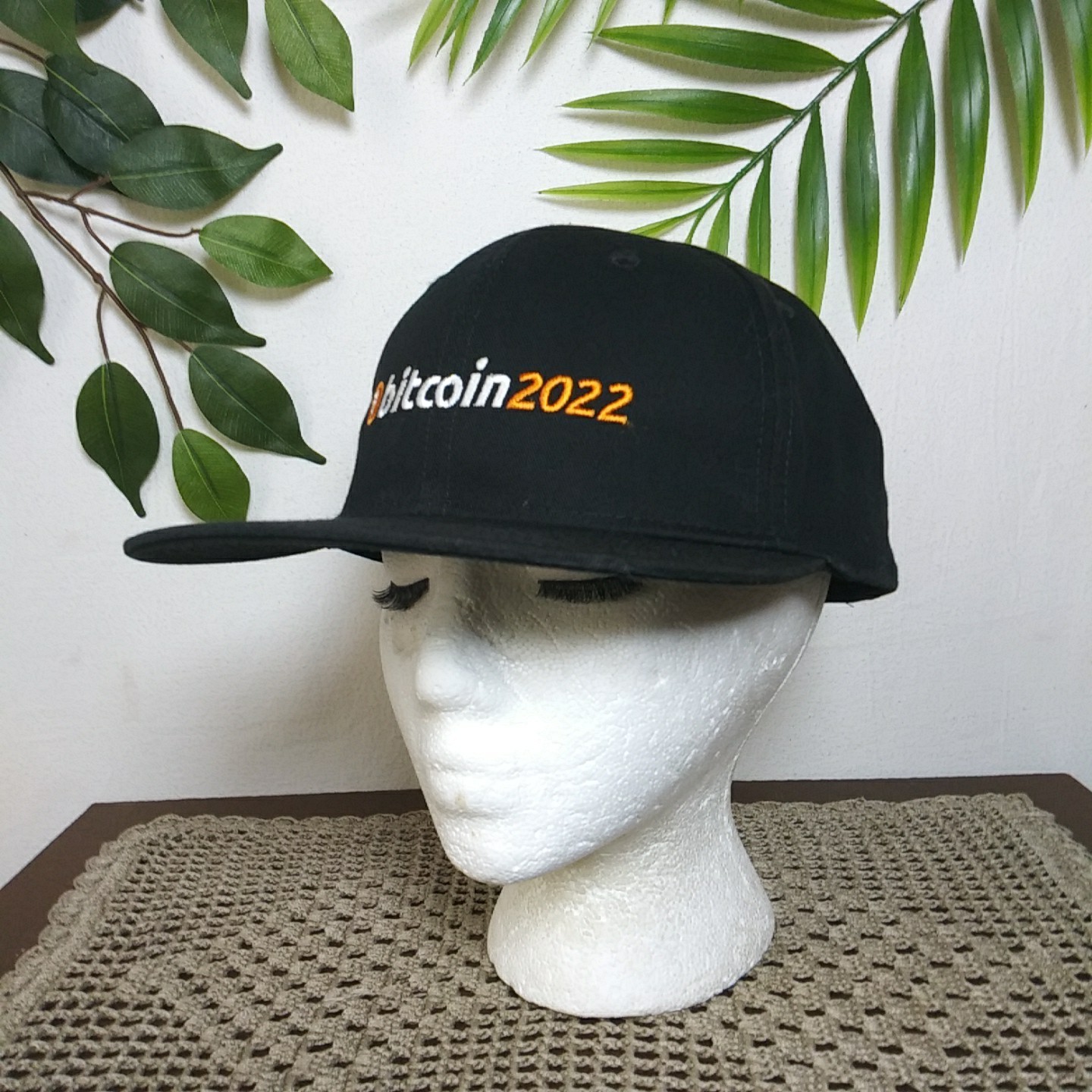 Bitcoin 2022 Snapback Hat Black Crypto Currency Miami Conference