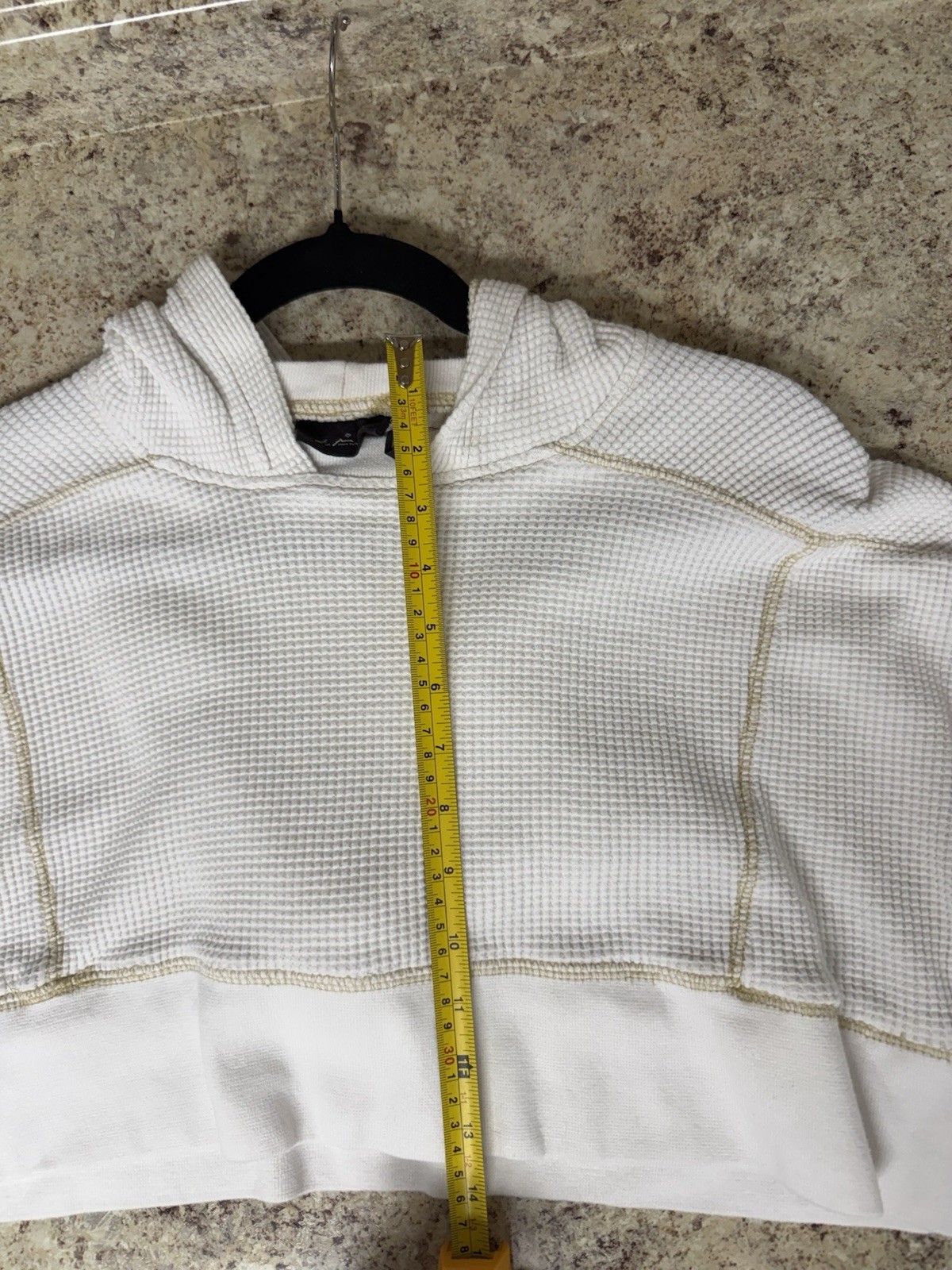 Urban Outfitters Feather Out From Under Tank Top Ivory Ribbed Cropped, Size S/P