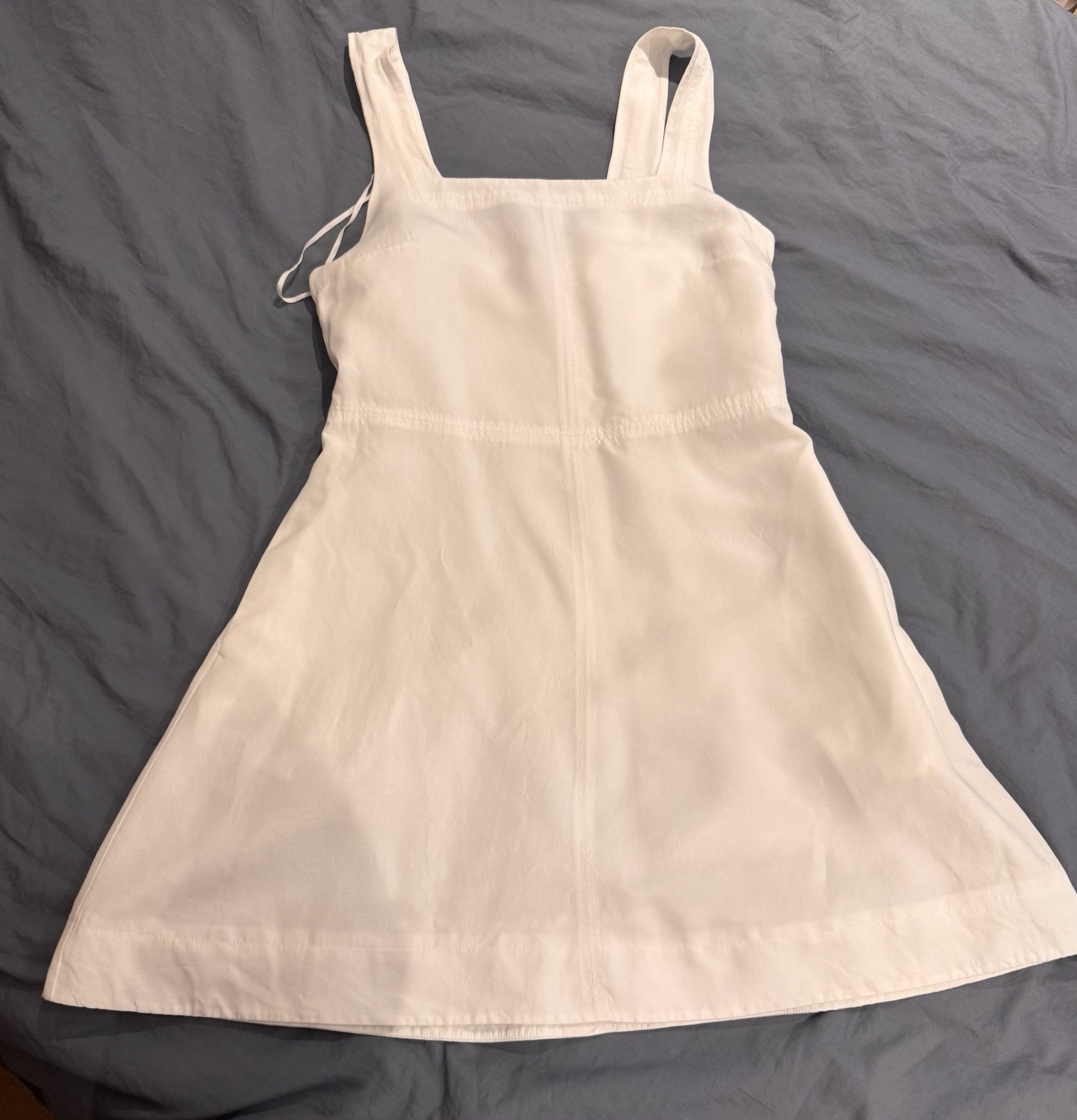COS White Linen Blend A-Line Dress – Brand New With Tags (BNWT)