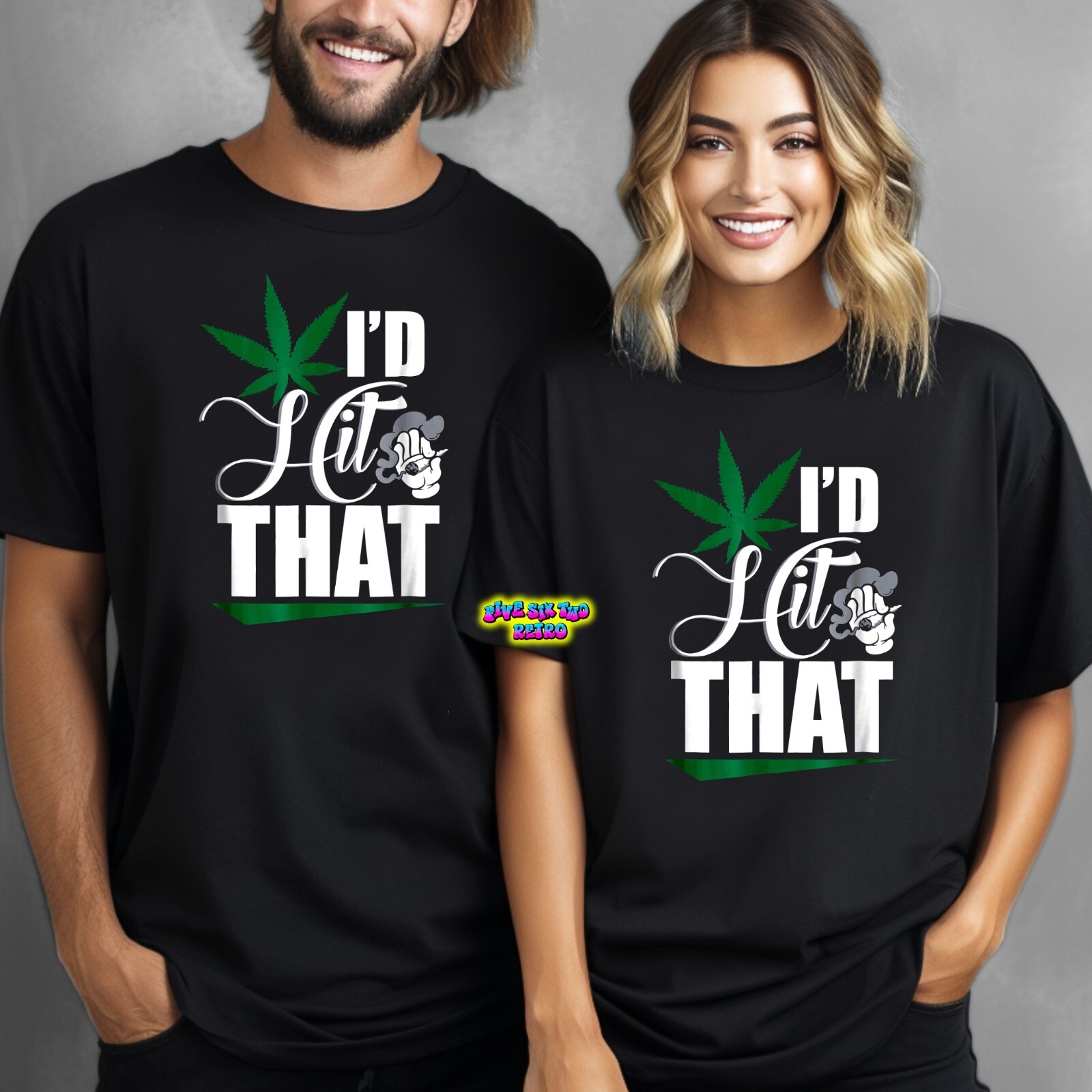 I’d Hit That 420 Cannabis Black T-Shirt S-3XL