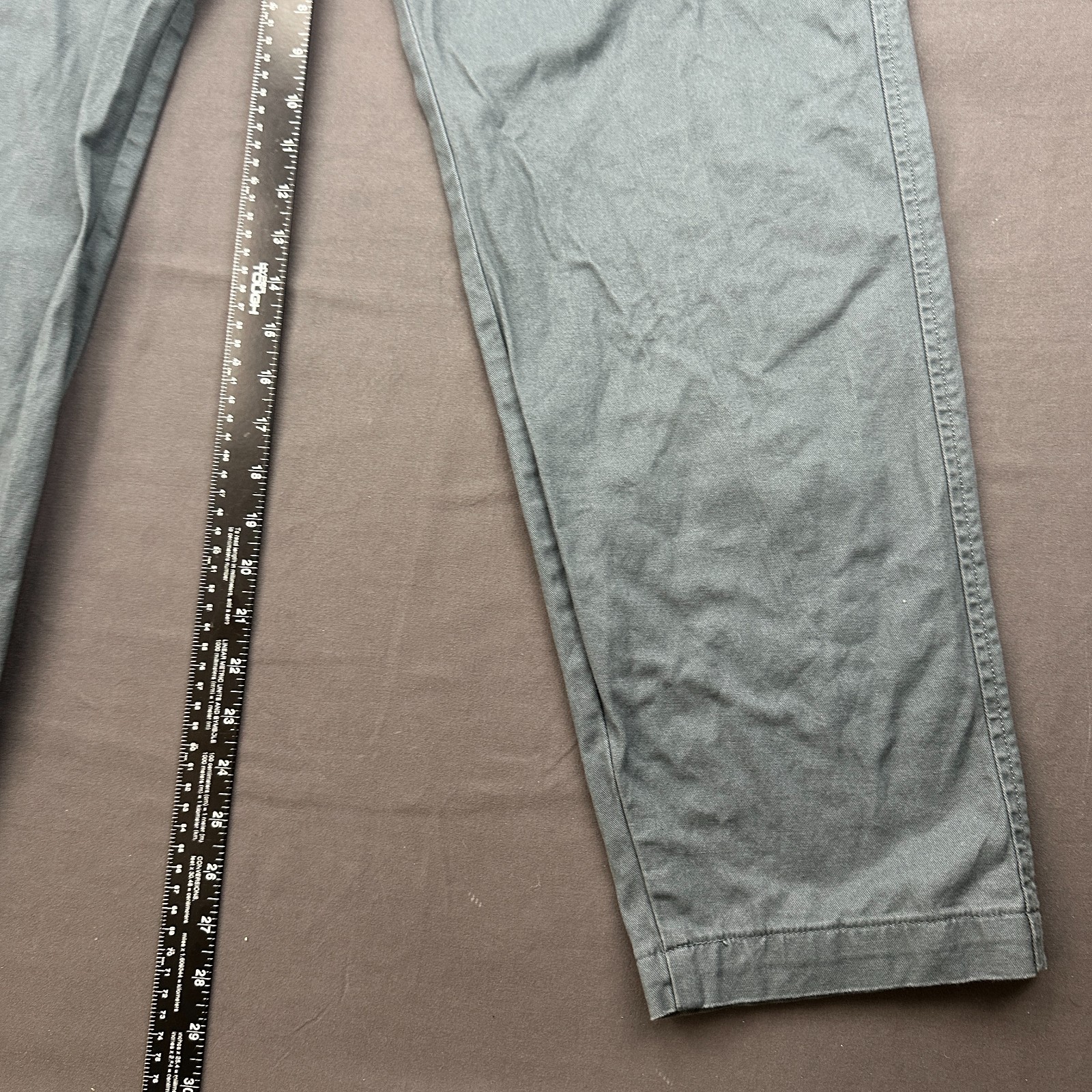 Levi’s XX Chino Standard Taper Pants Mens 40X32 Gray Classic Flat Front Casual
