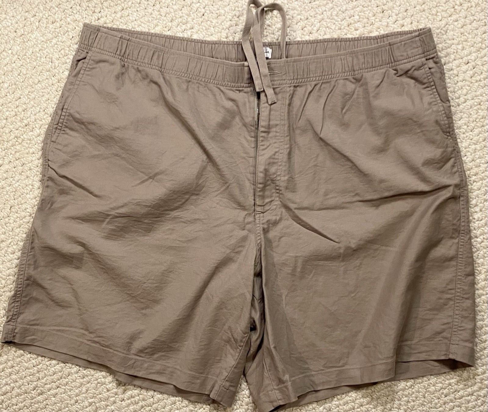 Peter Millar Crown Weekend Mens 2XT Shorts 8.5″ Inseam Brown Cotton Blend 42w