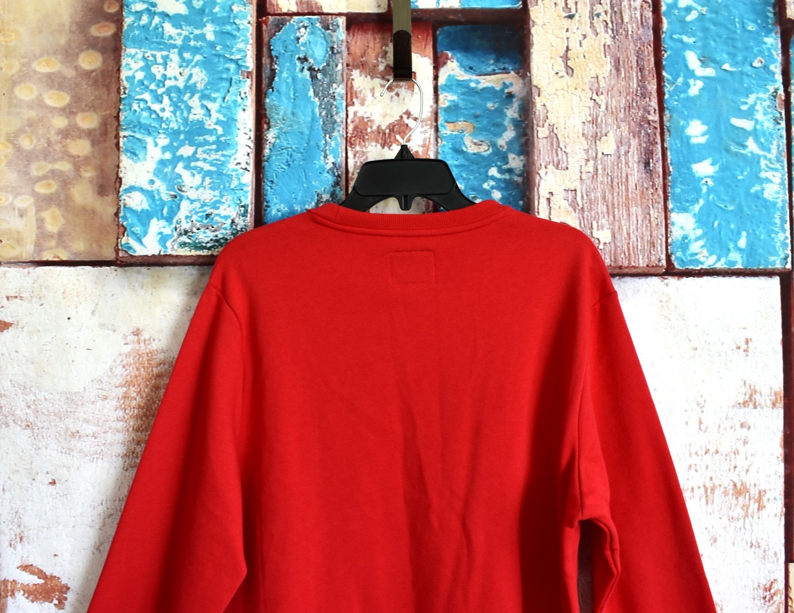 Unisex Old Navy Gender Neutral Graphic Sweatshirt Long Sleeve LARGE Red NEW