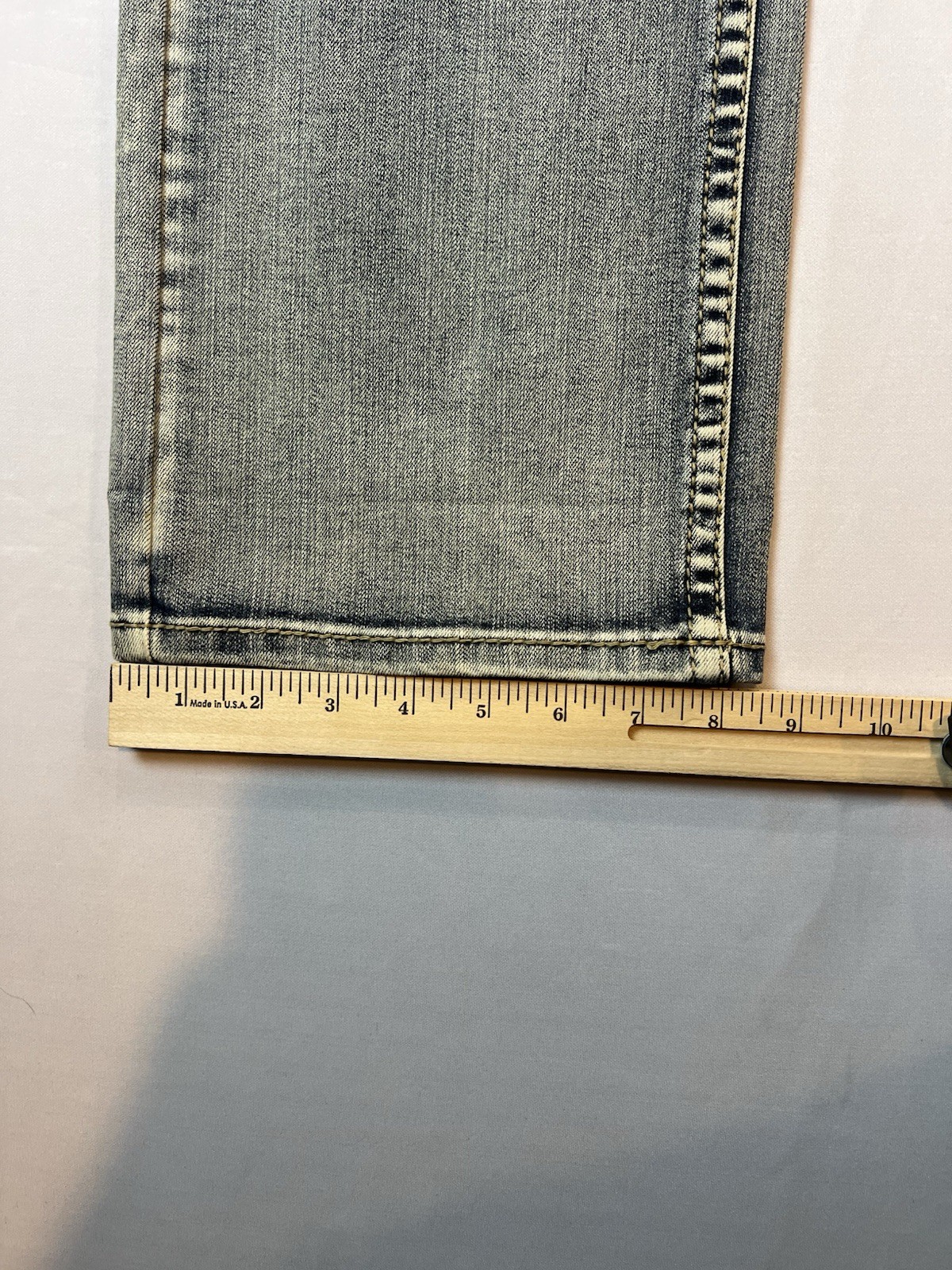 Rank 45 Ringo Stackable Straight Jeans Men’s 30×34 Light Wash Western Denim NWT