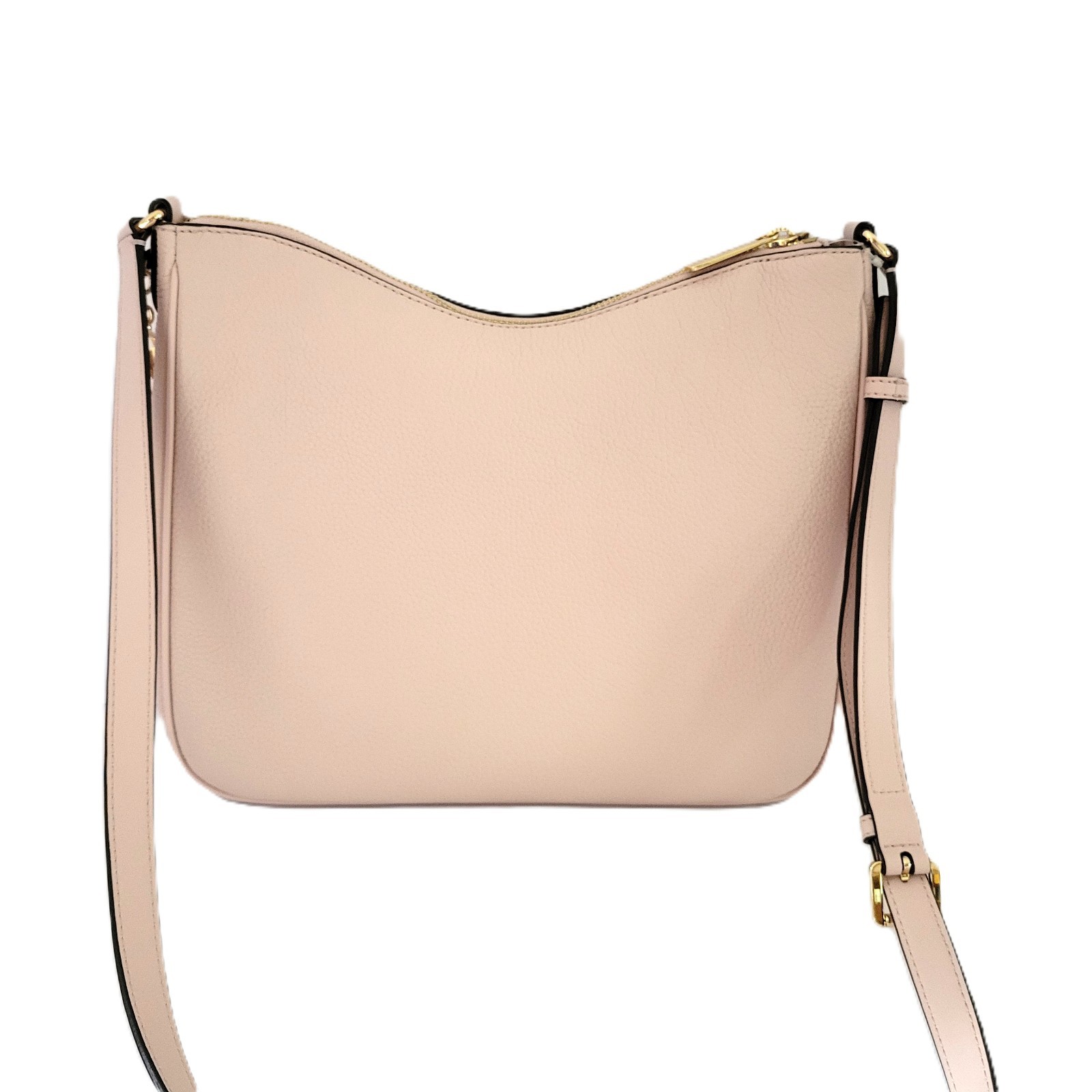 Michael Kors Nayla Medium Messenger Crossbody Handbag Powder Blush Leather
