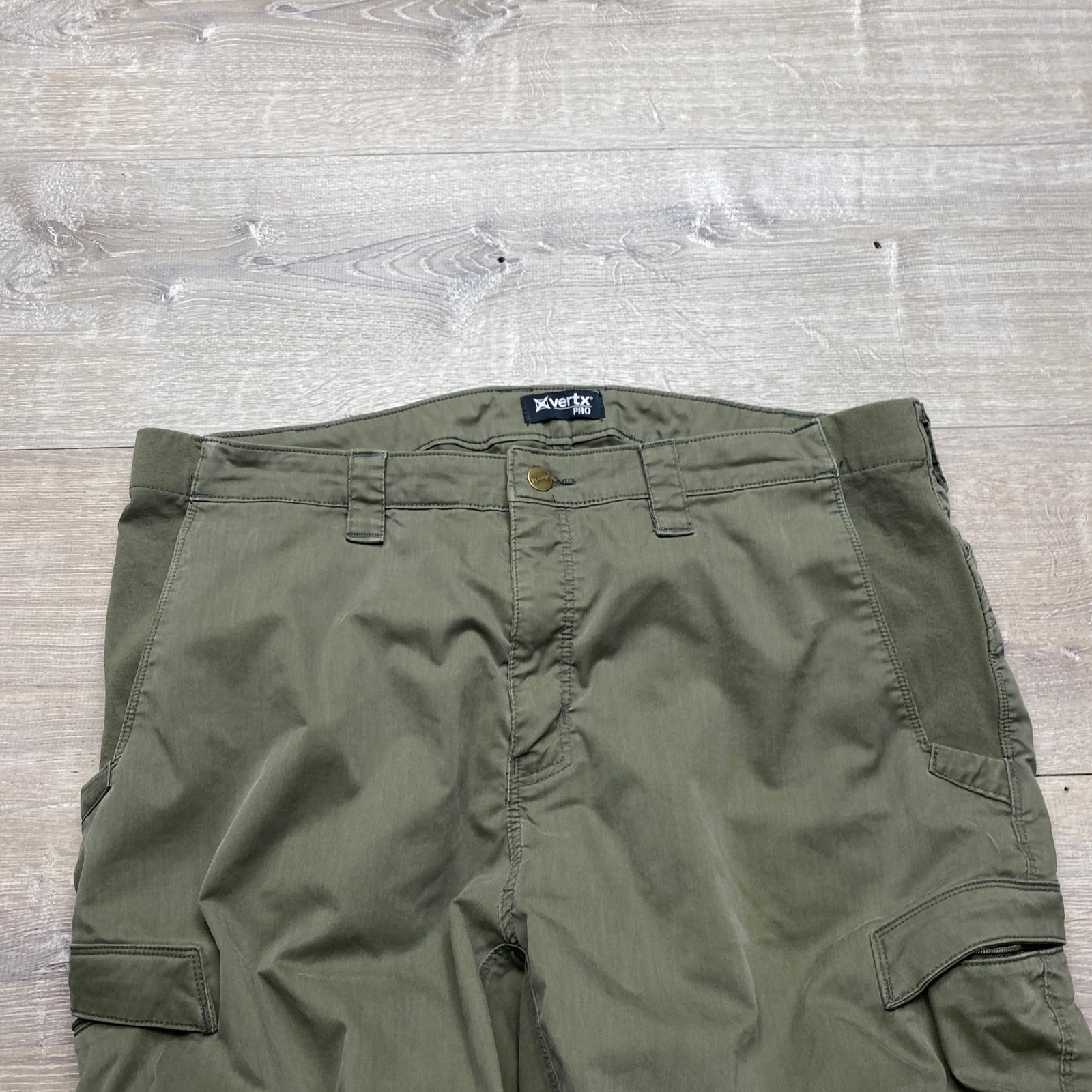 Vertx Pants Pro Mens 40×32 OD Green Polyester Cotton Lycra Tactical Cargo 12033