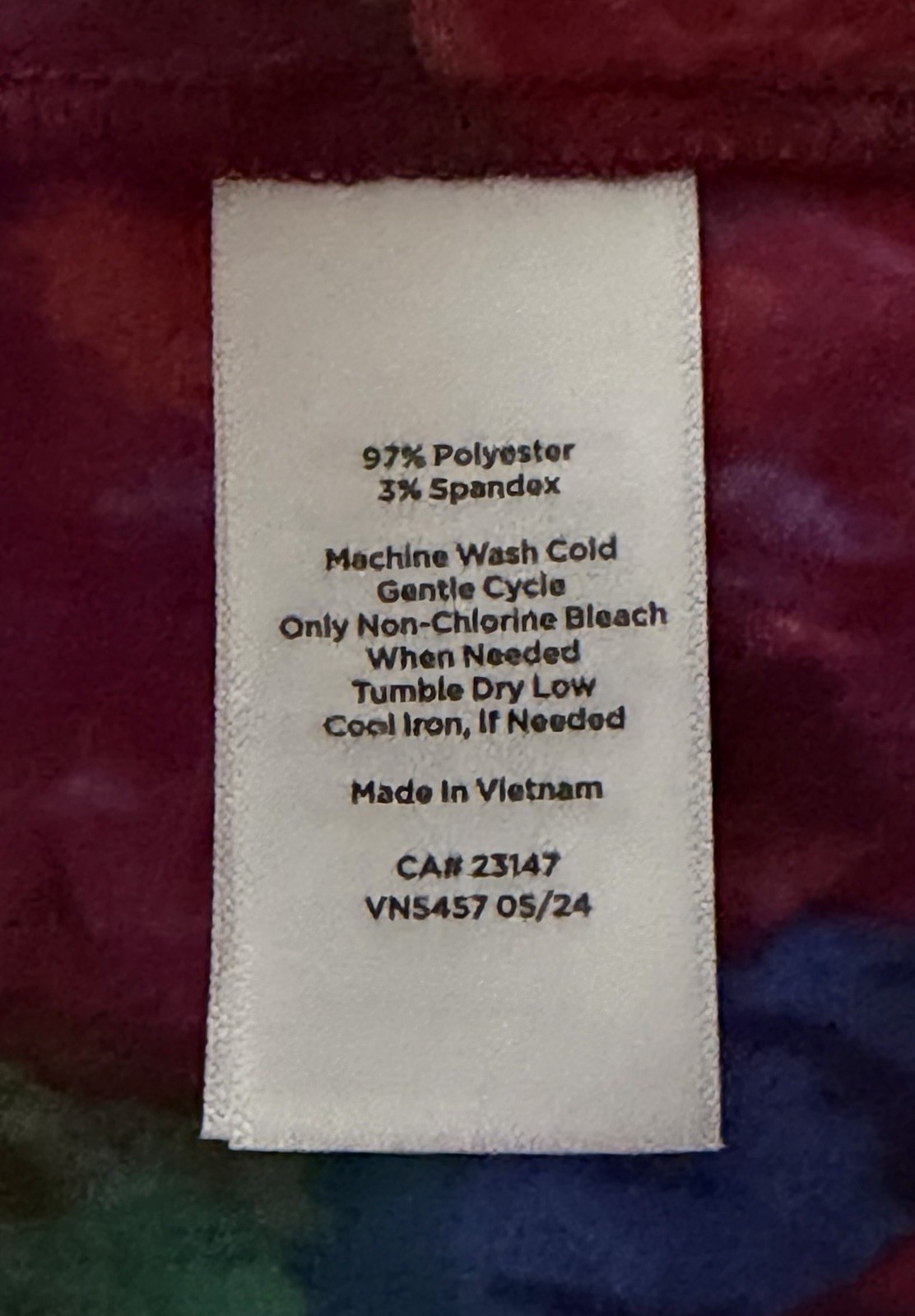 NWT Talbots Women’s Size PM Red Purple Polyester Blend Twist Neck Pullover Blous