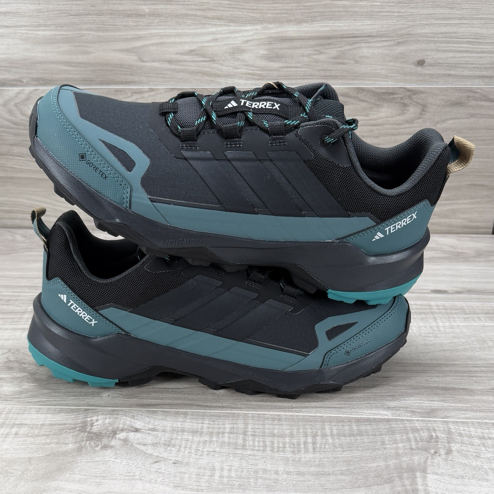 Adidas Terrex Skychaser AX5 Gore-Tex Hiking Shoes Blue Green Men’s 11 JQ2209