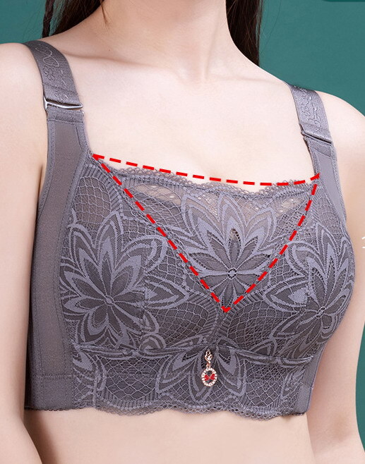 Women Bras Full coverage Floral Ultra-thin Plus size Wireless Underwear 20519