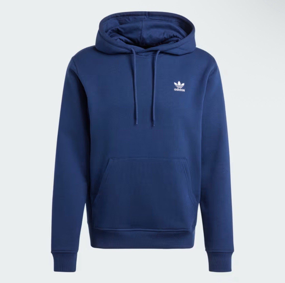 NEW MEN’s ADIDAS TREFOIL ESSENTIAL HOODIE – MEDIUM – #IY4929 NIGHT INDIGO