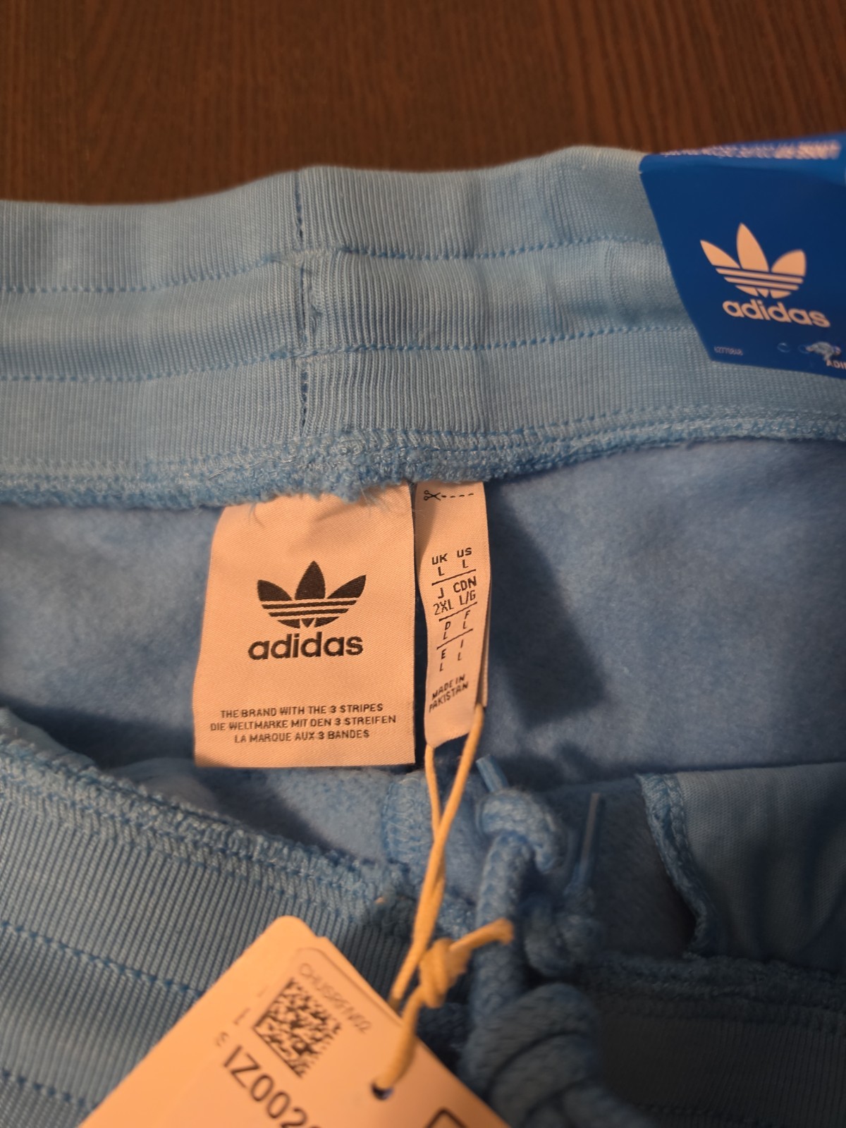 Adidas Essentials Sweatpants Semi Blue Cuffed Size Large
