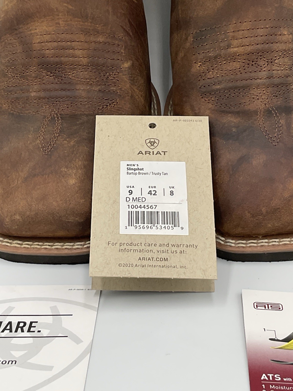 Ariat Men’s Slingshot Barton Western Performance Boots Square Toe 9D