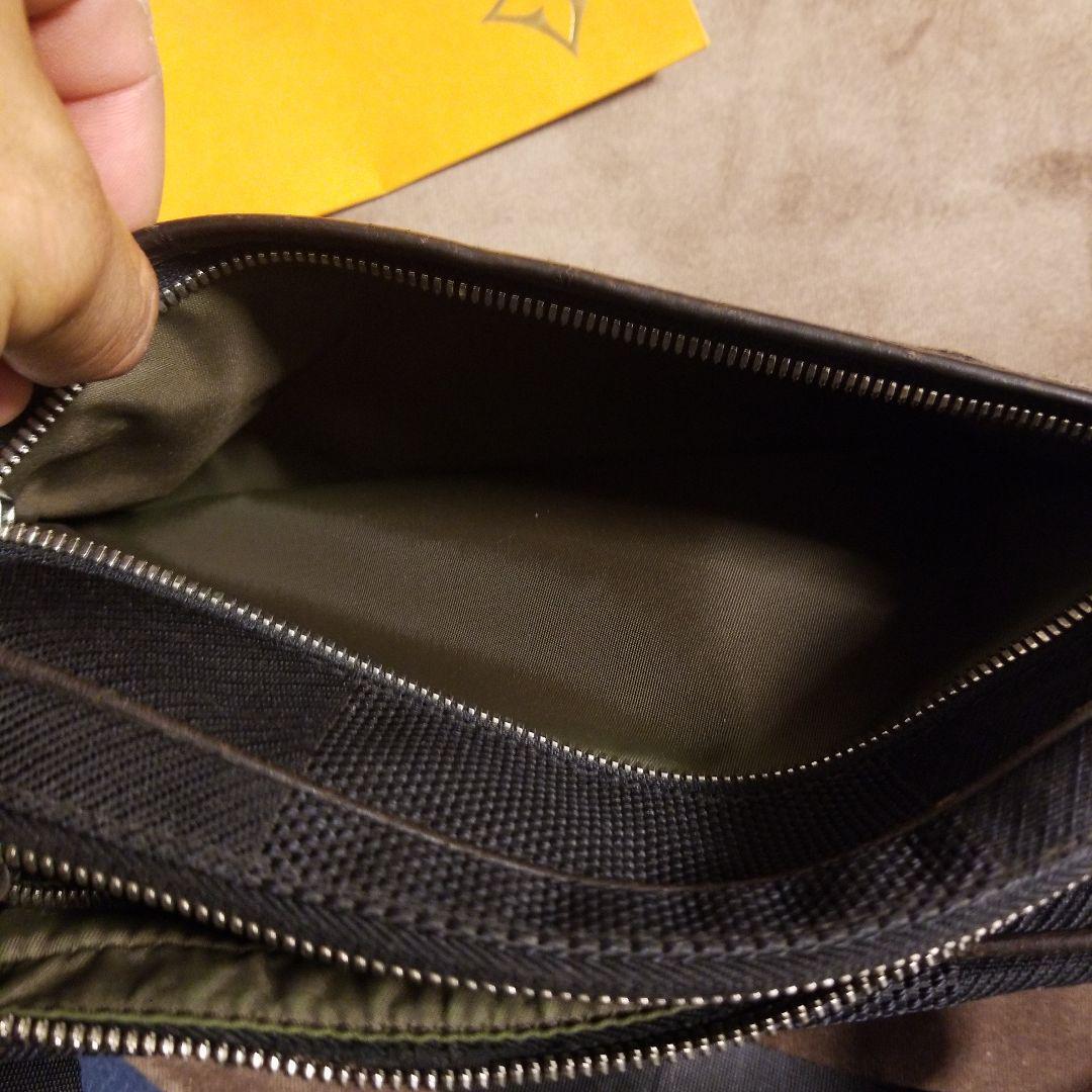 Louis Vuitton Damier Geant Waist Pouch 10.6 inch Black