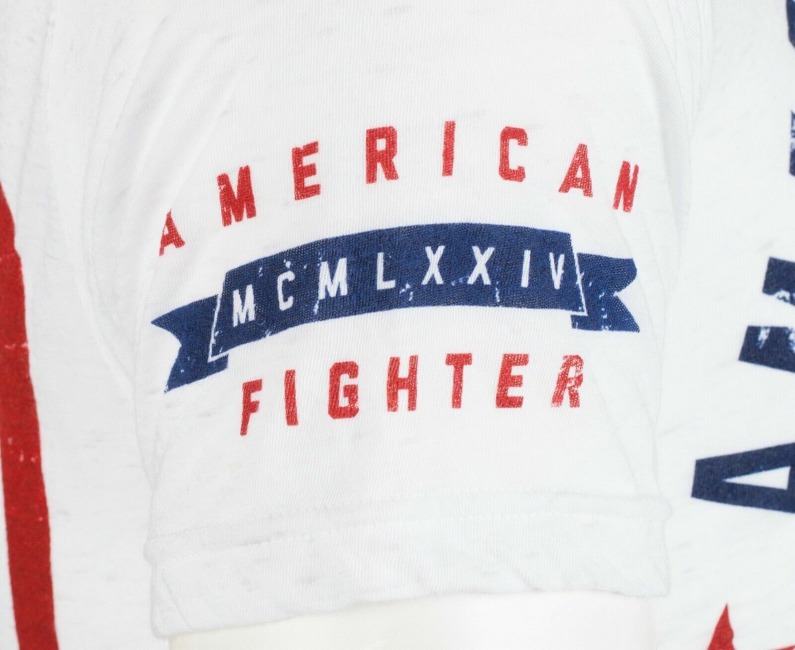 AMERICAN FIGHTER Somerset White Athletic Mens Crewneck T-shirt L-3XL NWT