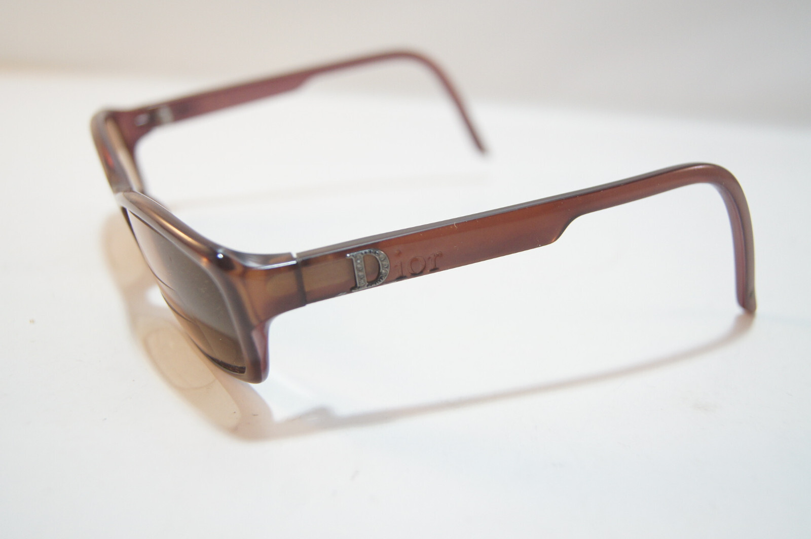 Christian Dior Sun Glasses 130 Brown Frames Italy Diorliong 4 7D7 53-14-130