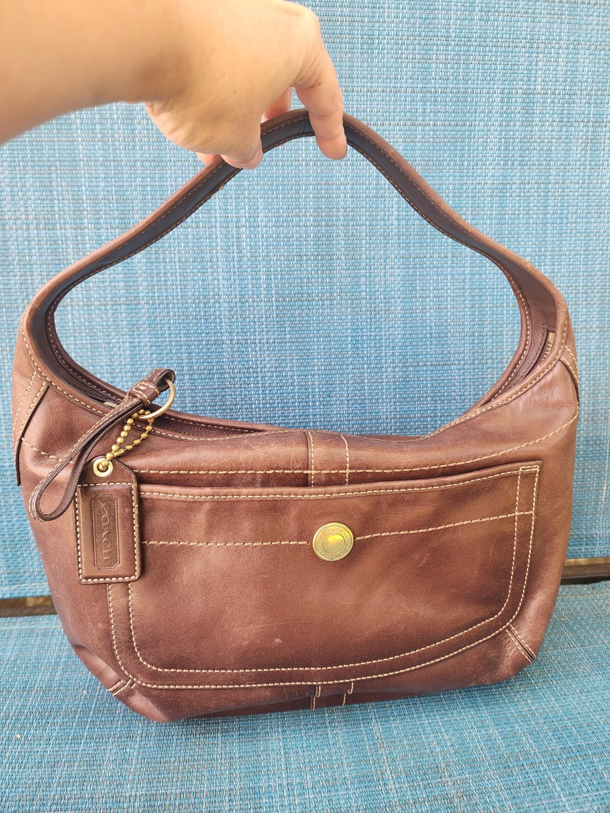 Coach Y2K Brown Leather Ergo Hobo Shoulder Bag – VINTAGE Classic- Pre Owed -Look