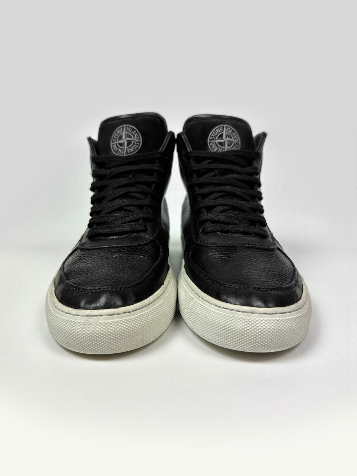 Stone Island x Diemme Leather High-Top Sneakers Trainers Men’s IT41/US8/UK7/EU41