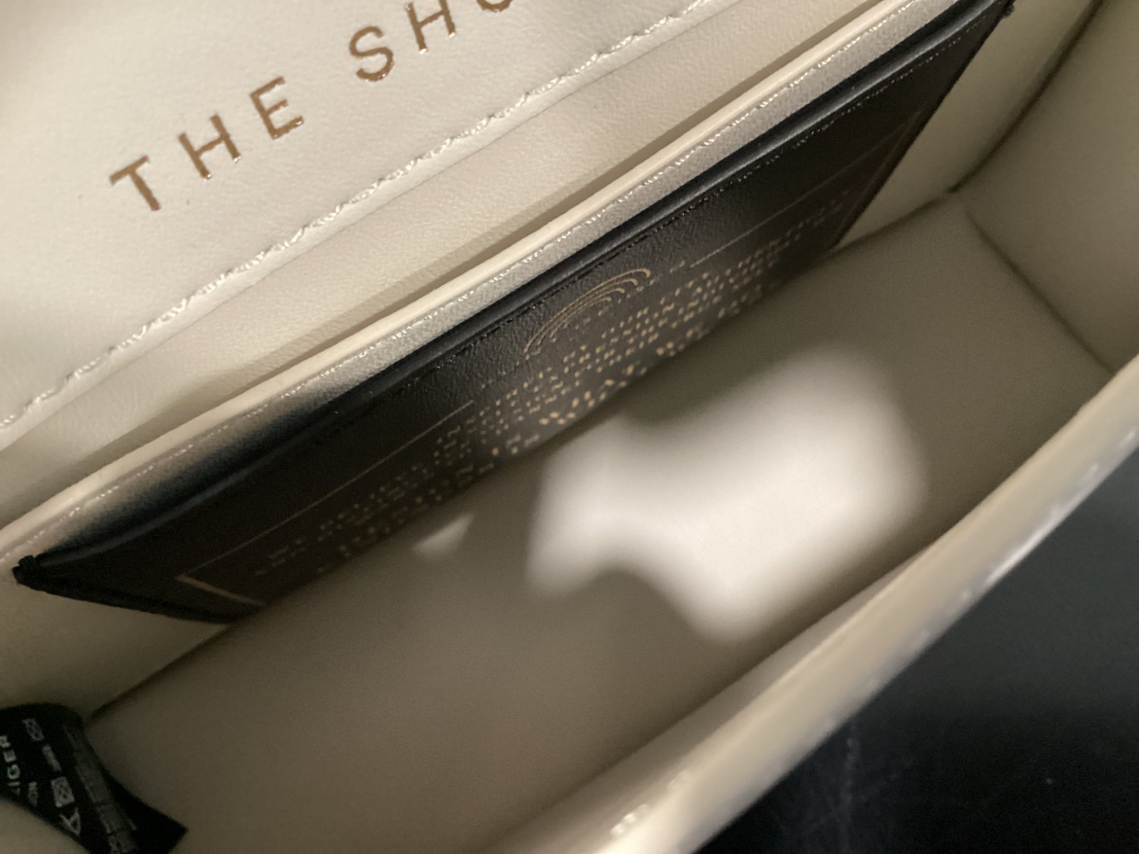 Kurt Geiger Small Shoreditch Bow Bone Leather Gems Studs 7.75″x5″x2.25″ Boxed
